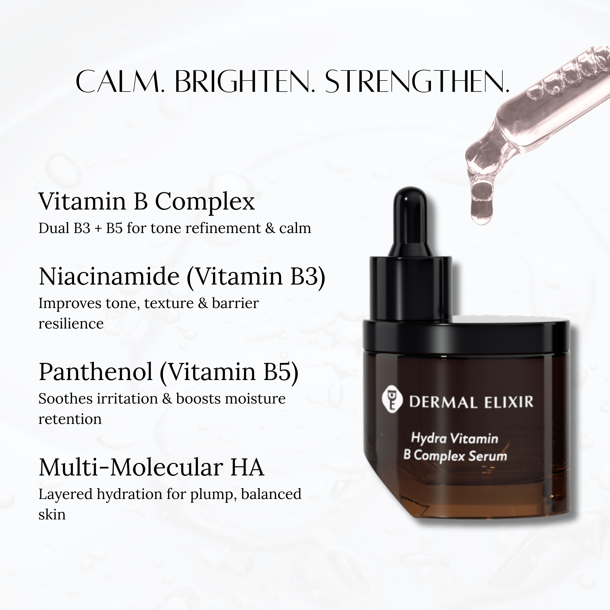 Dermal Elixir Hydra Vitamin B Complex Serum 40ml