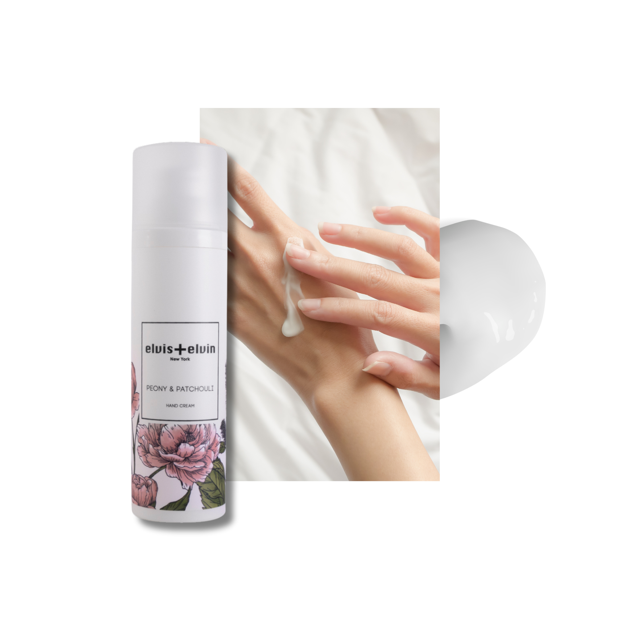Peony & Patchouli Fragrance Hand Cream by elvis+elvin