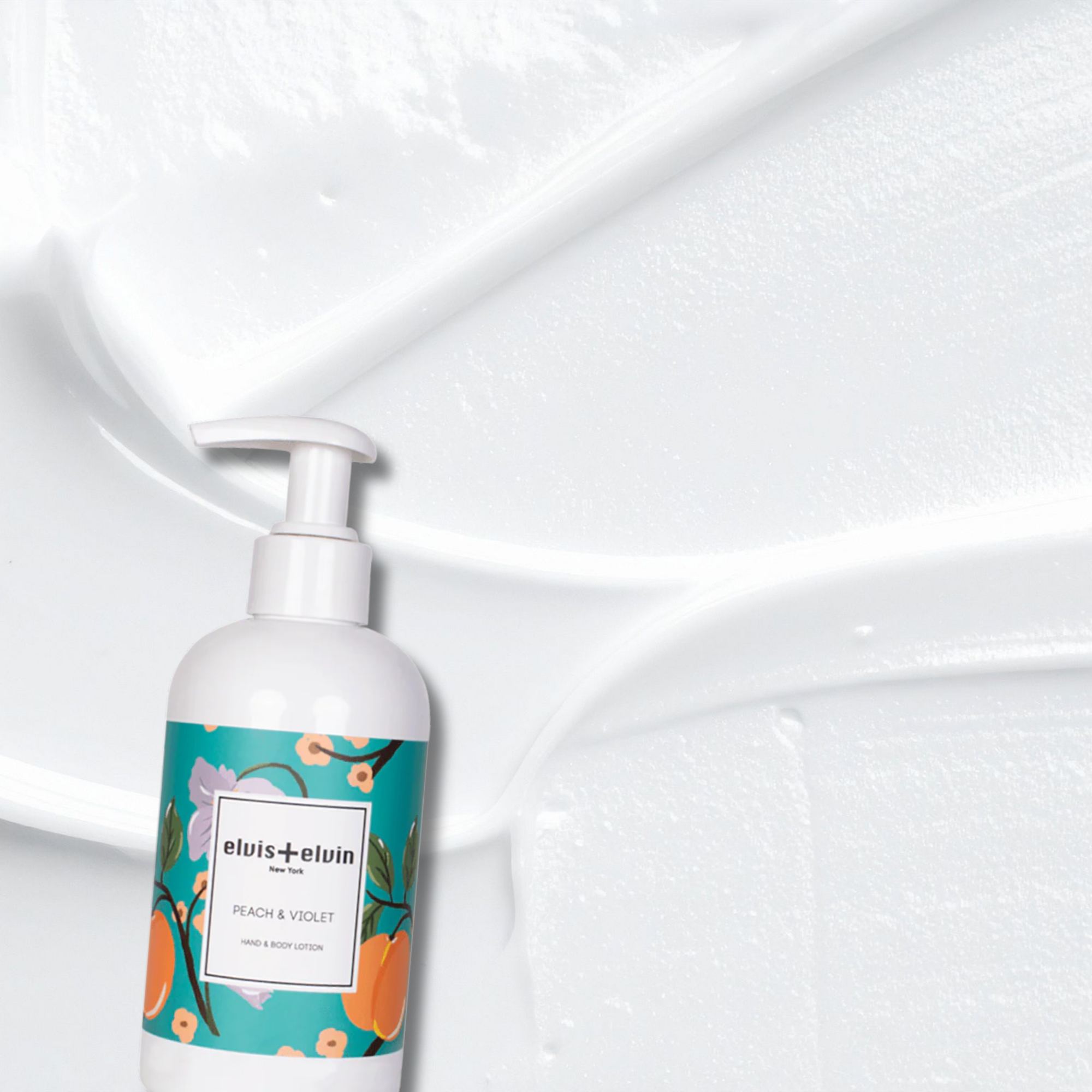 Hand- und Körperlotion - Pfirsich & Veilchen