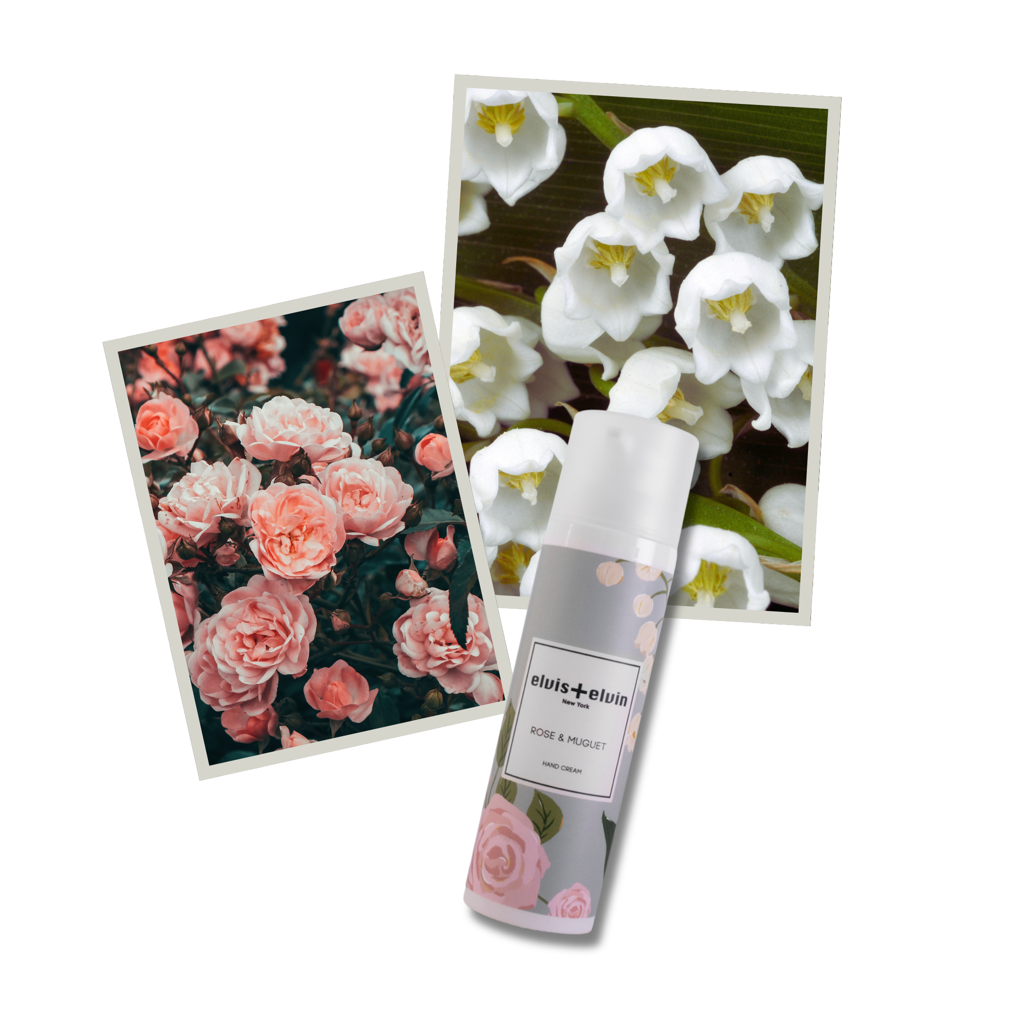 Rose & Muguet Fragrance Hand Cream by elvis+elvin