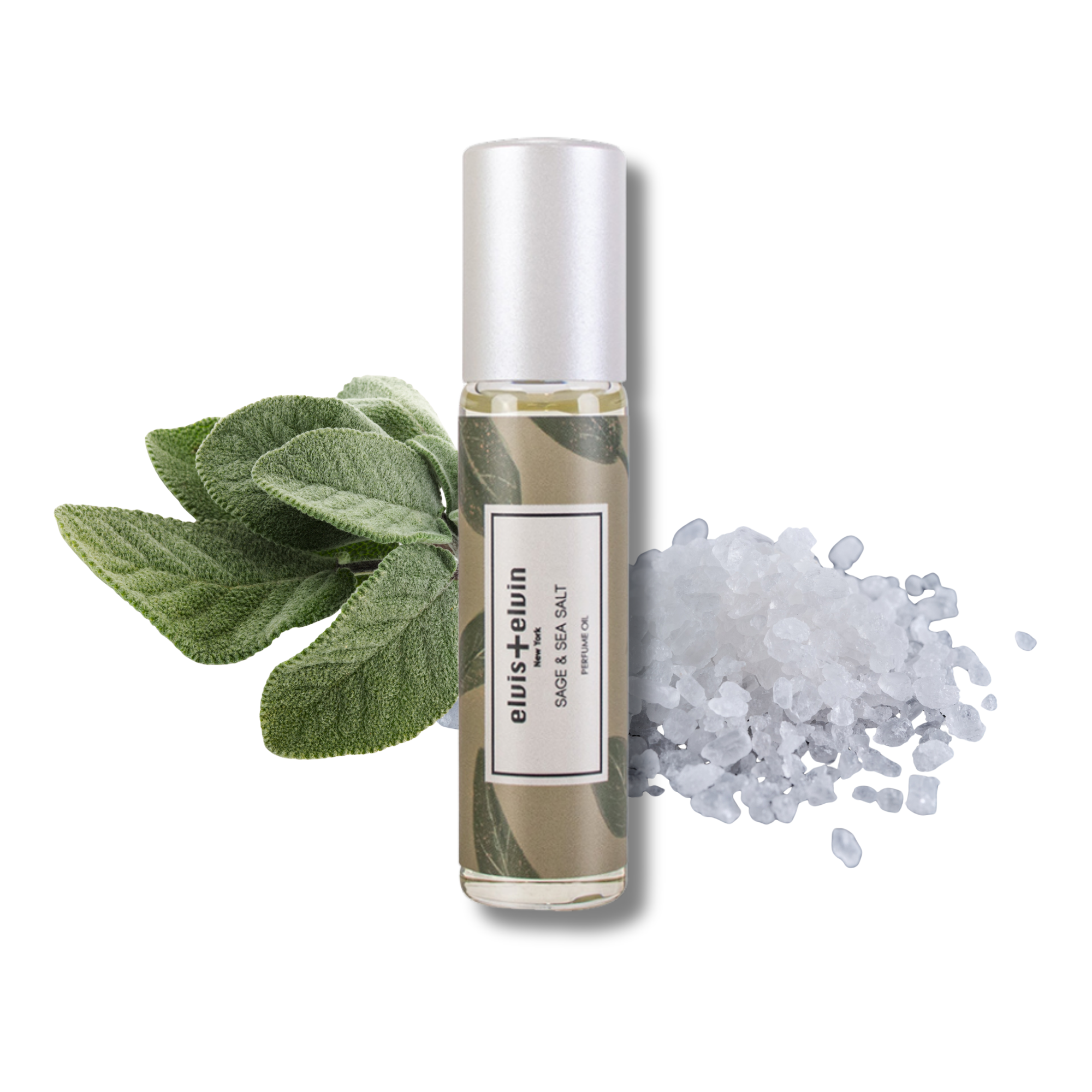 Sage & Sea Salt Perfume Oil by elvis+elvin