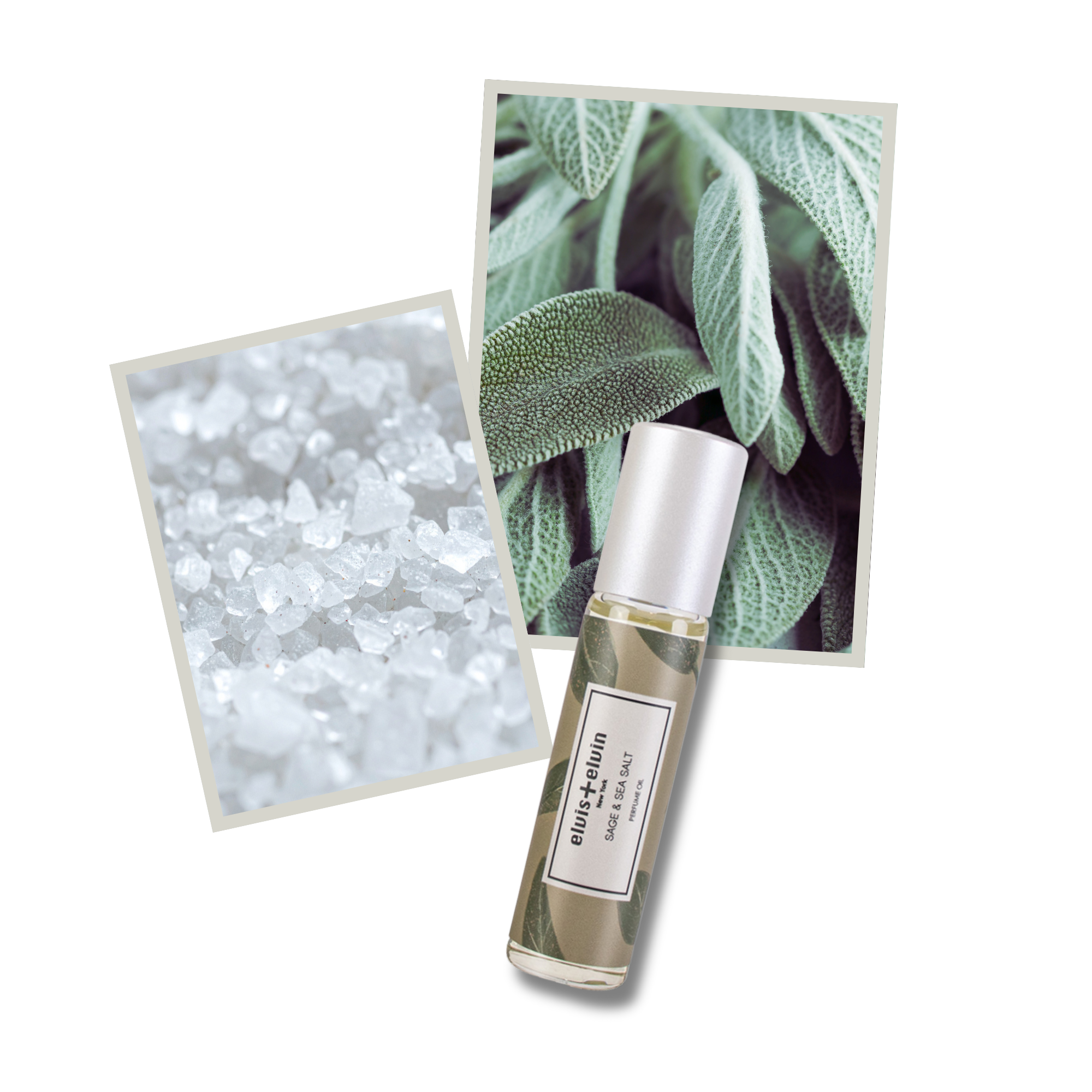 Sage & Sea Salt Perfume Oil by elvis+elvin