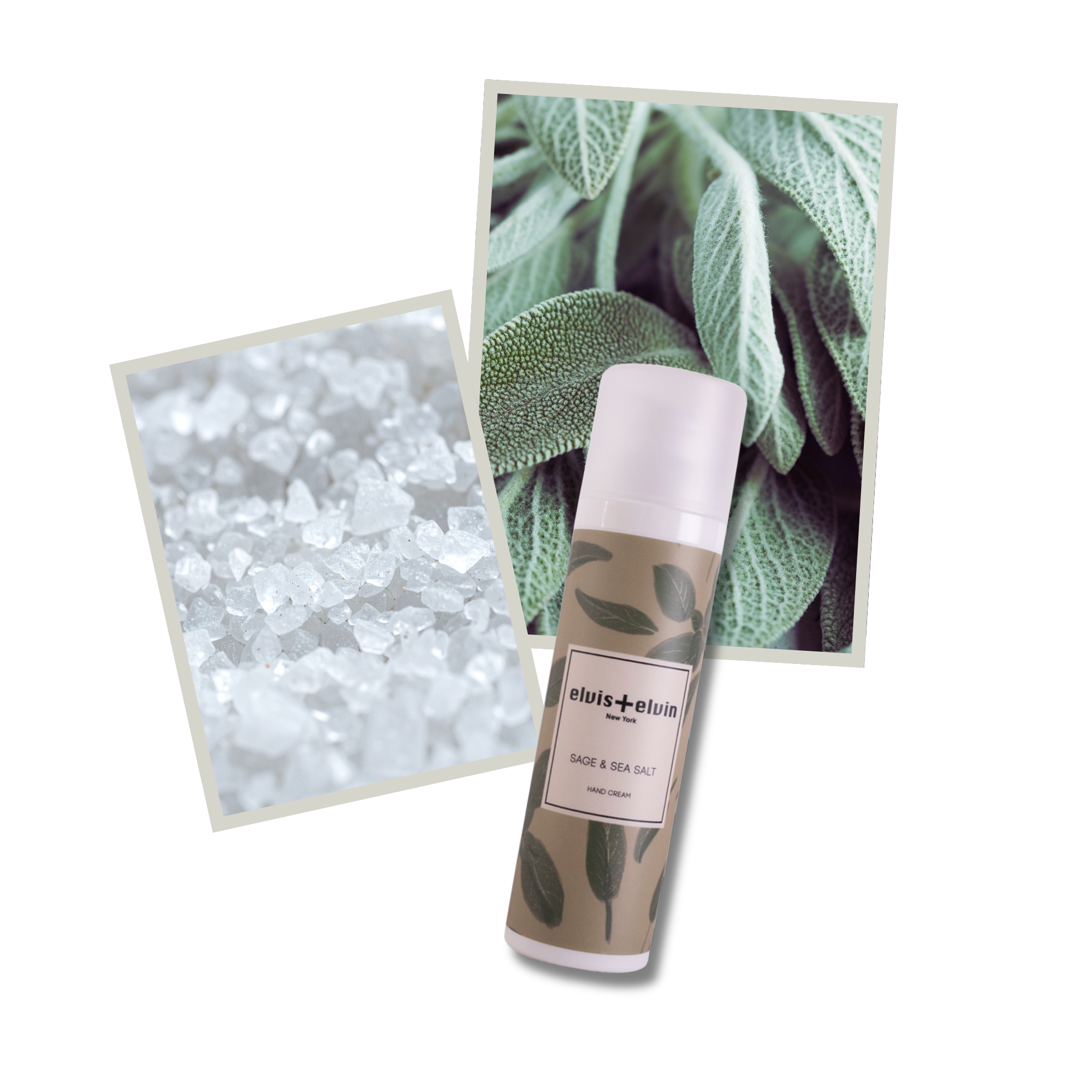 Sage & Sea Salt Fragrance Hand Cream by elvis+elvin
