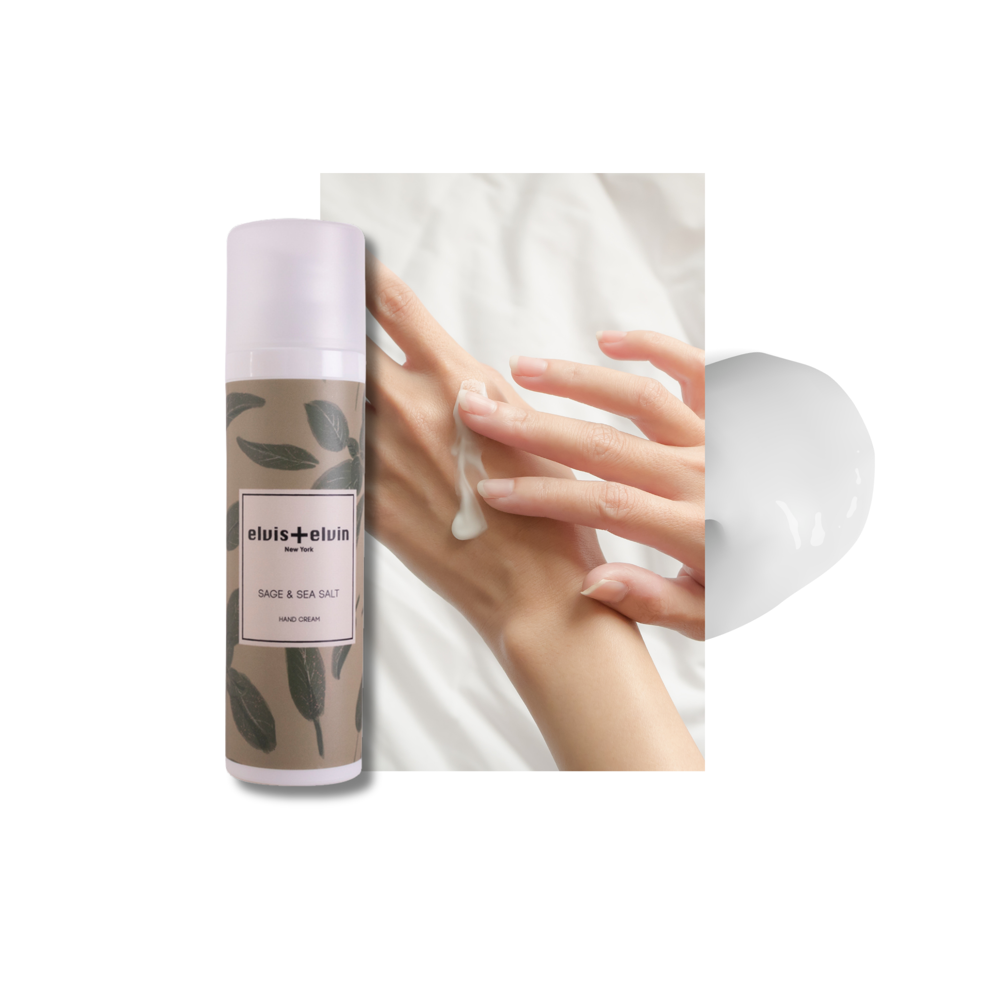 Sage & Sea Salt Fragrance Hand Cream by elvis+elvin