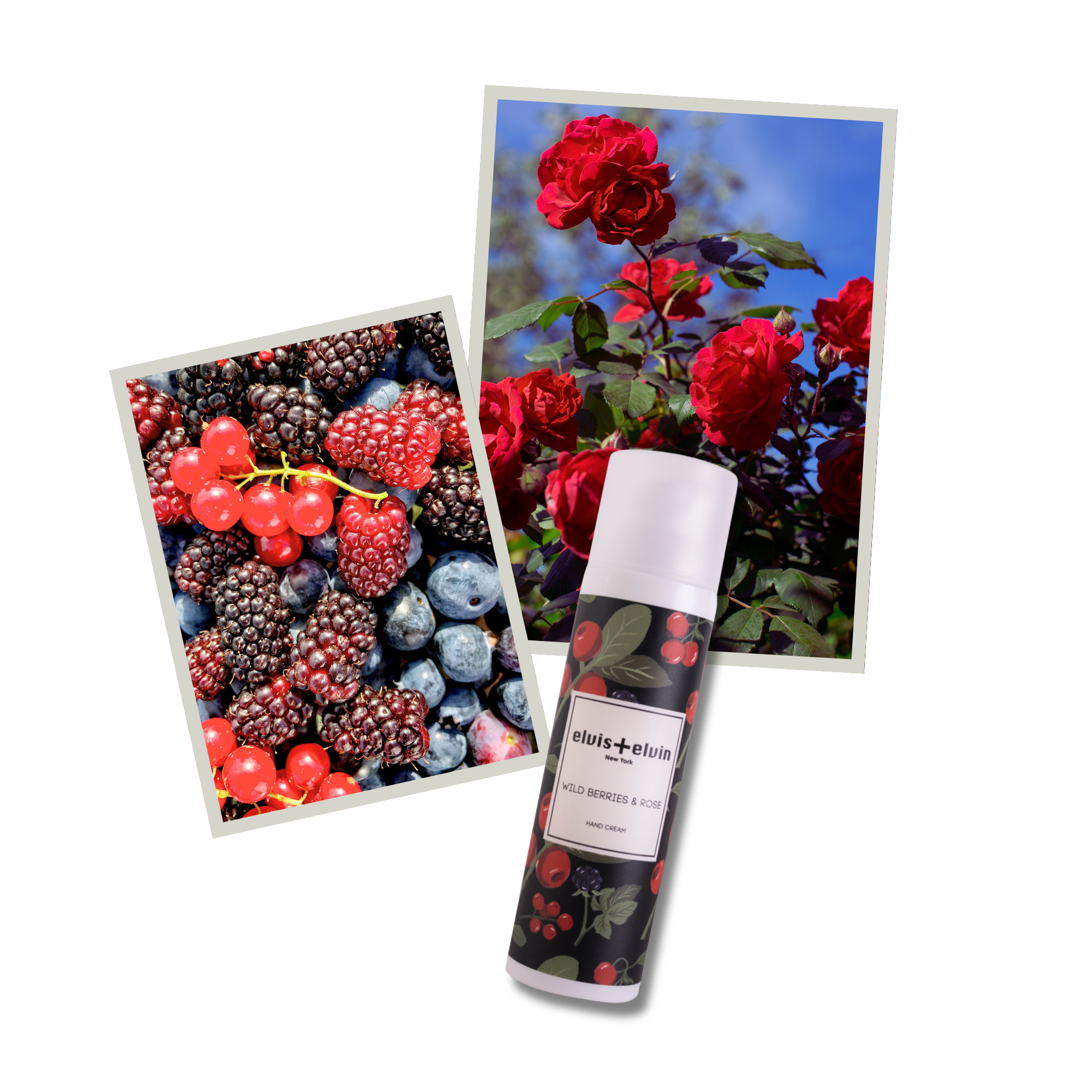 Wild Berries & Rose Fragrance Hand Cream by elvis+elvin
