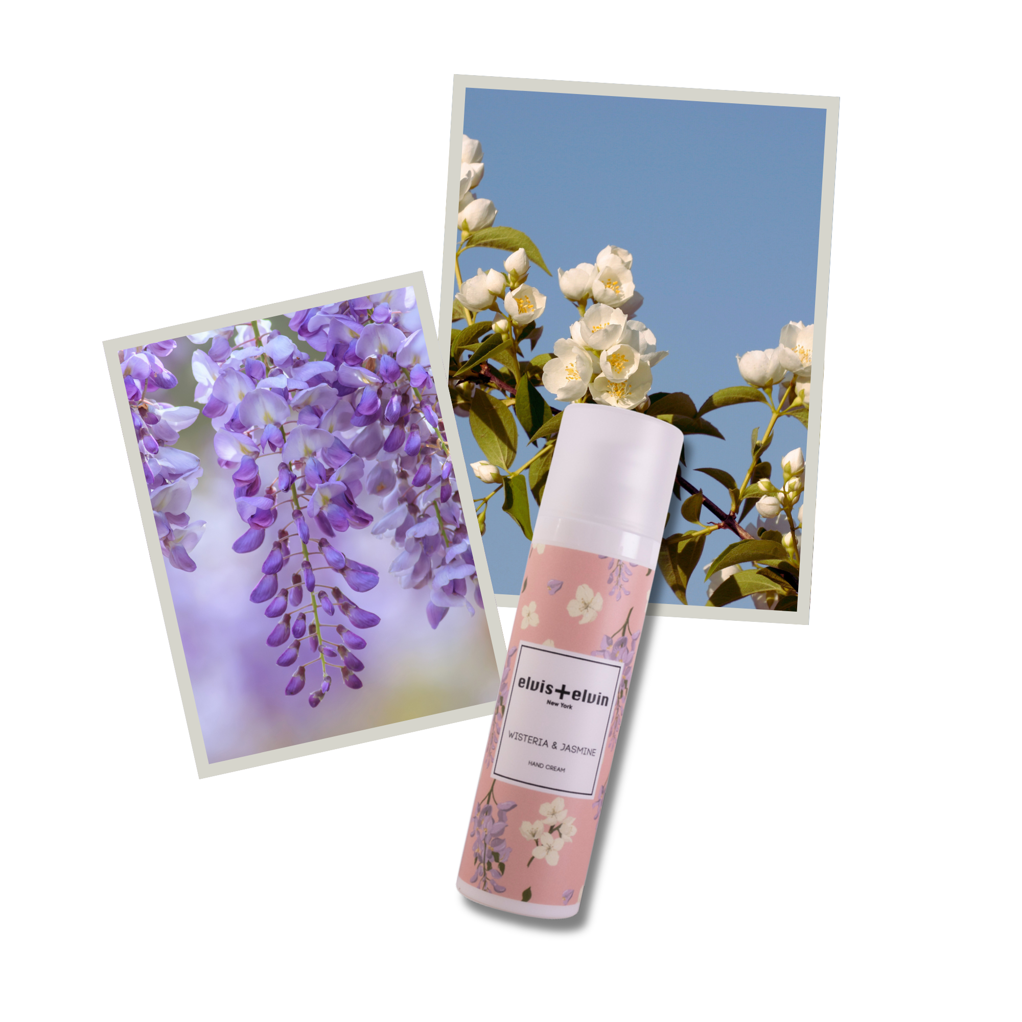 Wisteria & Jasmine Fragrance Hand Cream by elvis+elvin