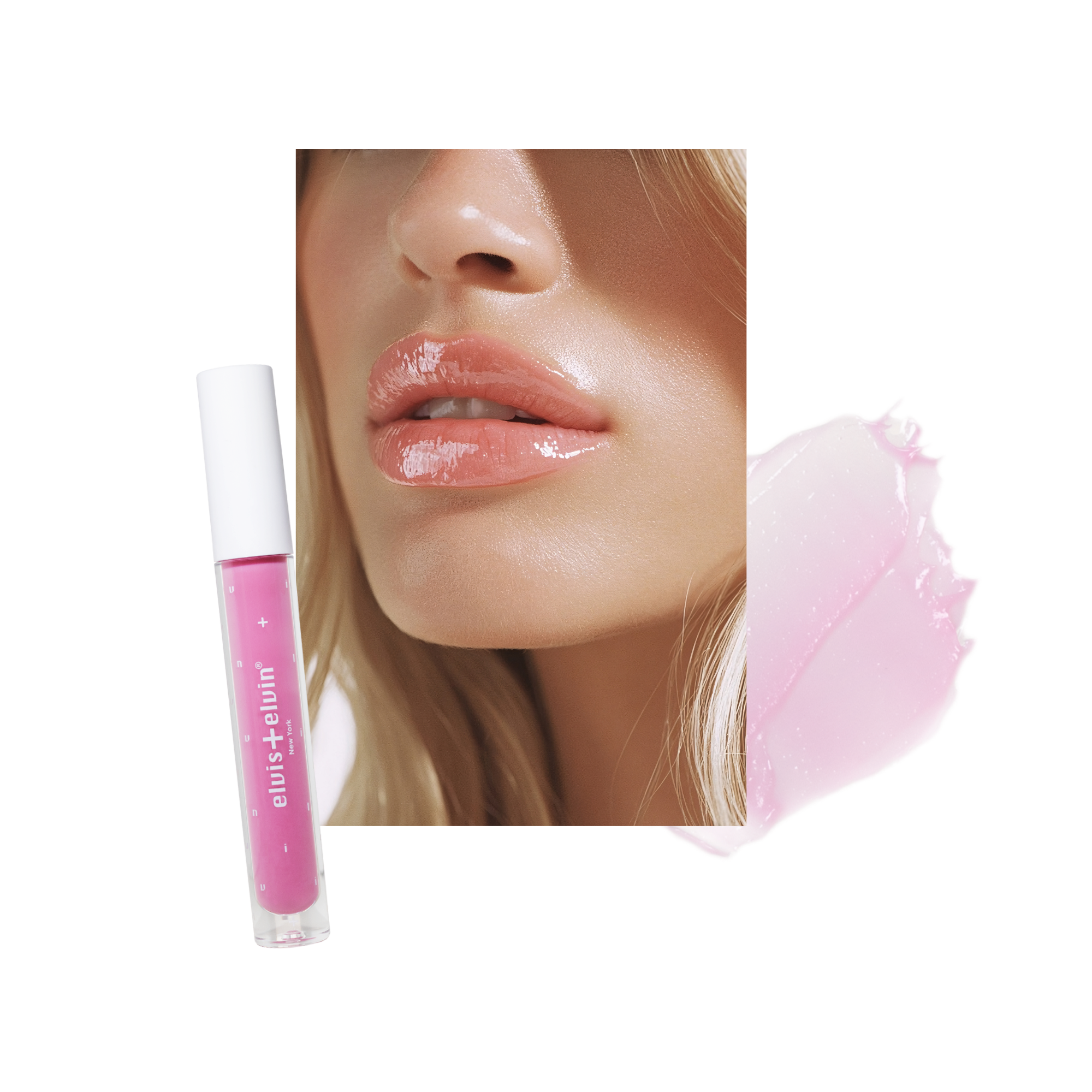 elvis+elvin Rose Lip Serum with Hyaluronic Acid