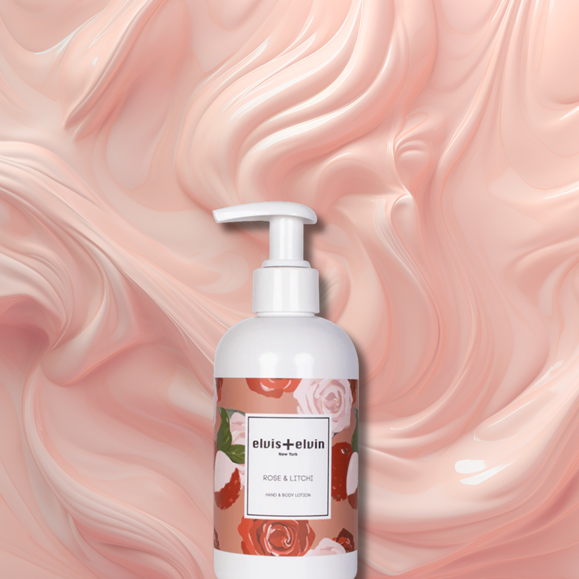 elvis+elvin Rose & Litchi Hand & Body Lotion