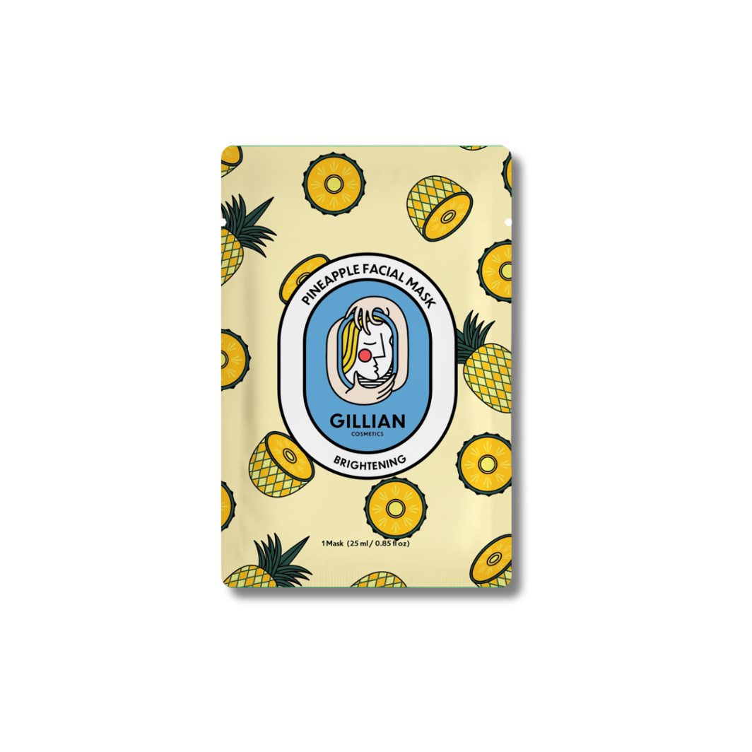 Gillian Cosmetics Pineapple (Brightening) Sheet Mask