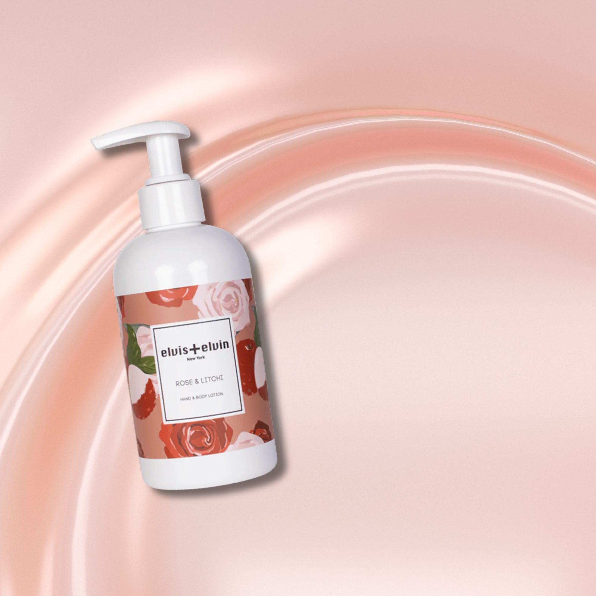 elvis+elvin Rose & Litchi Hand & Body Lotion