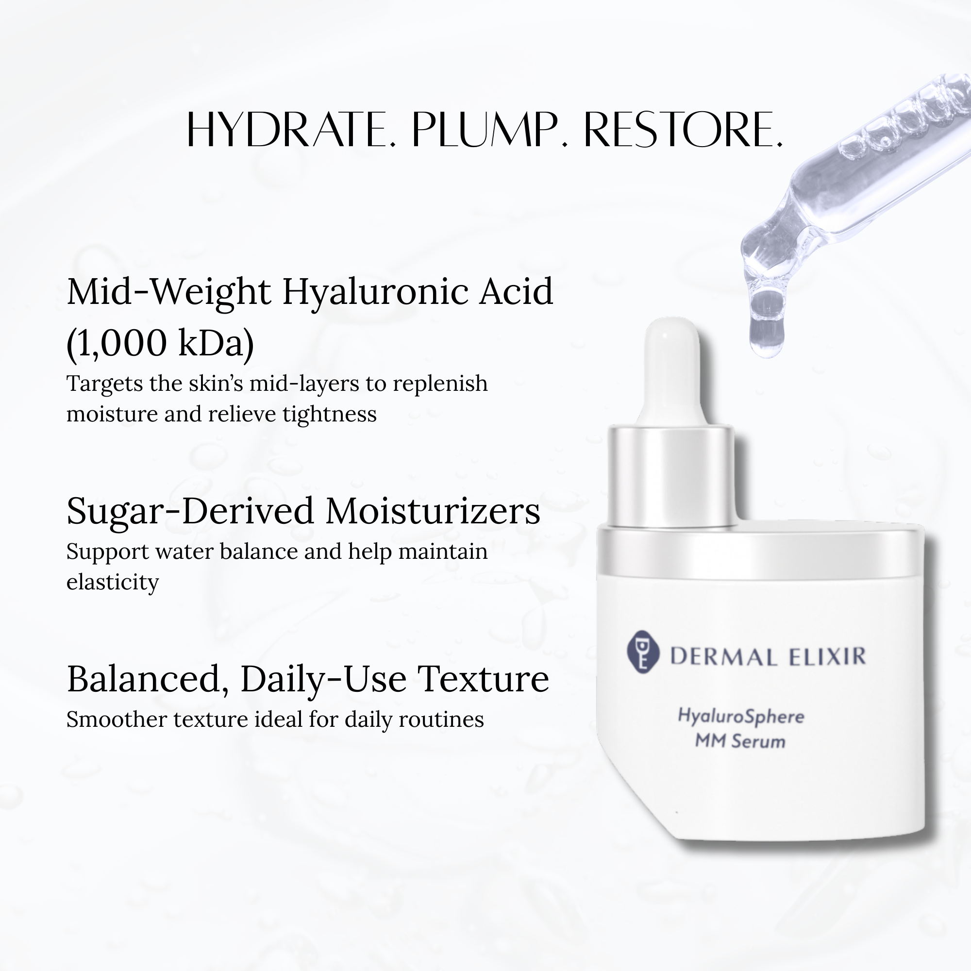 Dermal Elixir HyaluroSphere MM Serum