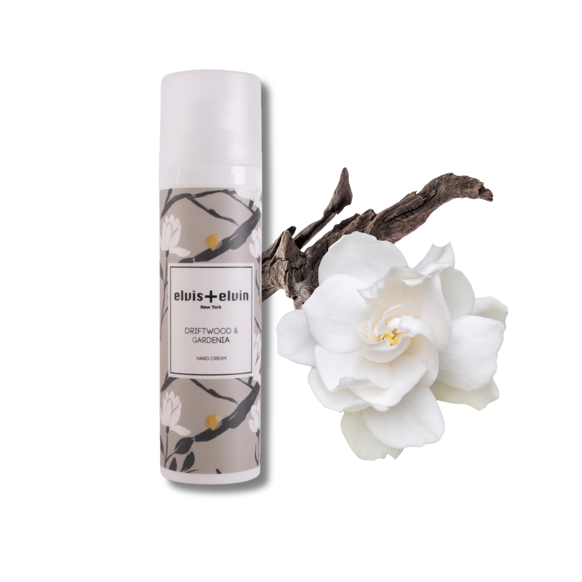 Driftwood & Gardenia Fragrance Hand Cream by elvis+elvin