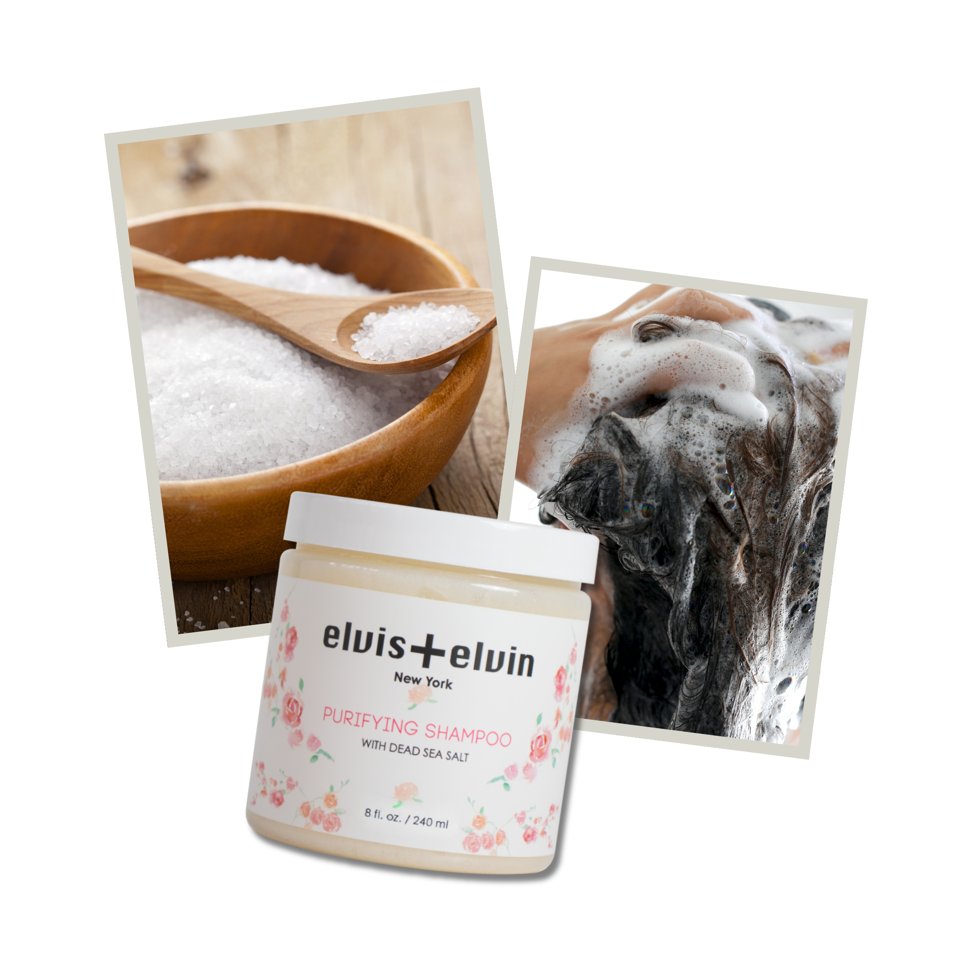 elvis+elvin Purifying Shampoo with Dead Sea Salt