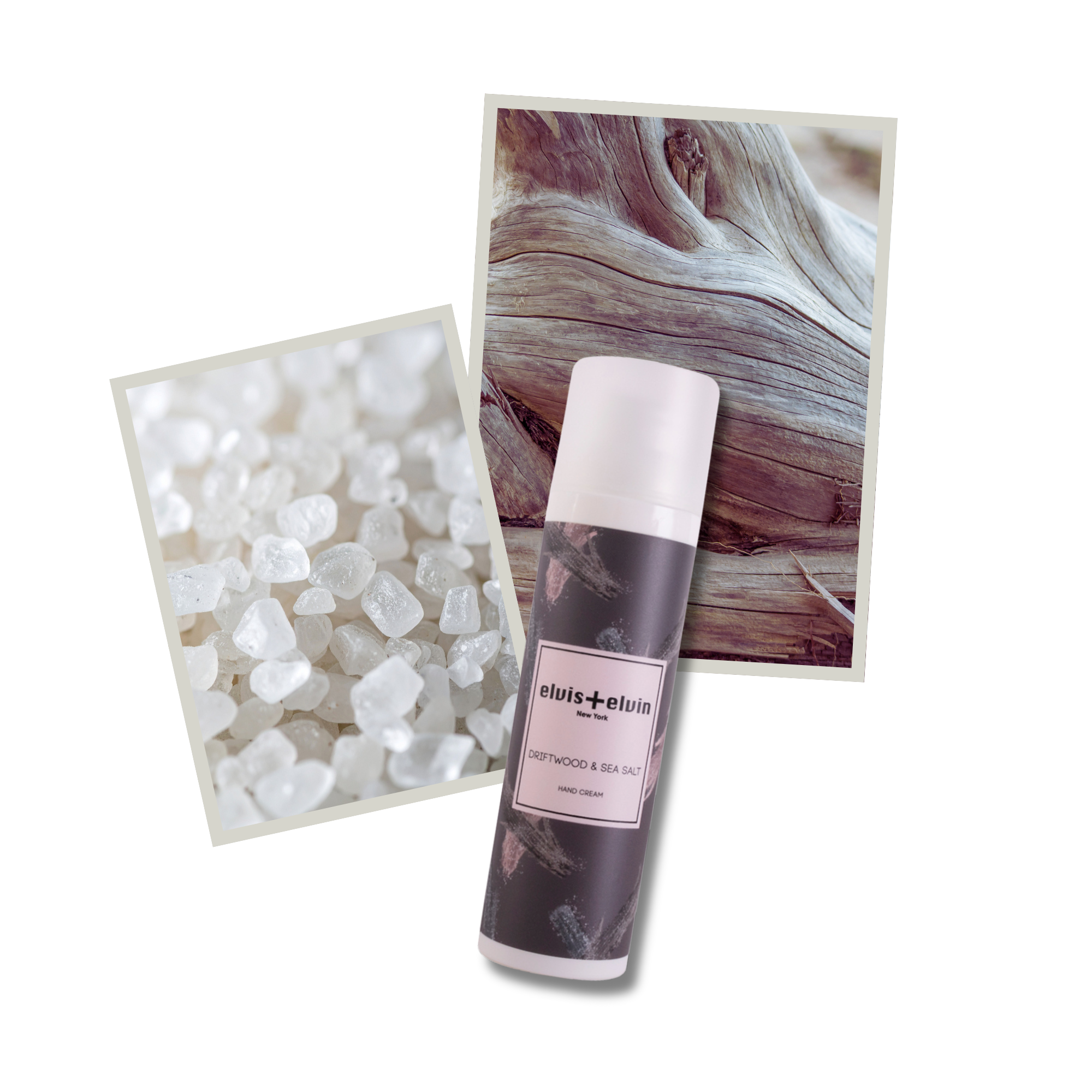 Driftwood & Sea Salt Fragrance Hand Cream by elvis+elvin