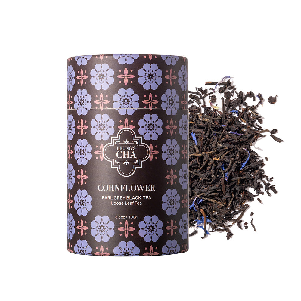 Leung's Cha Cornflower Earl Grey Black Tea