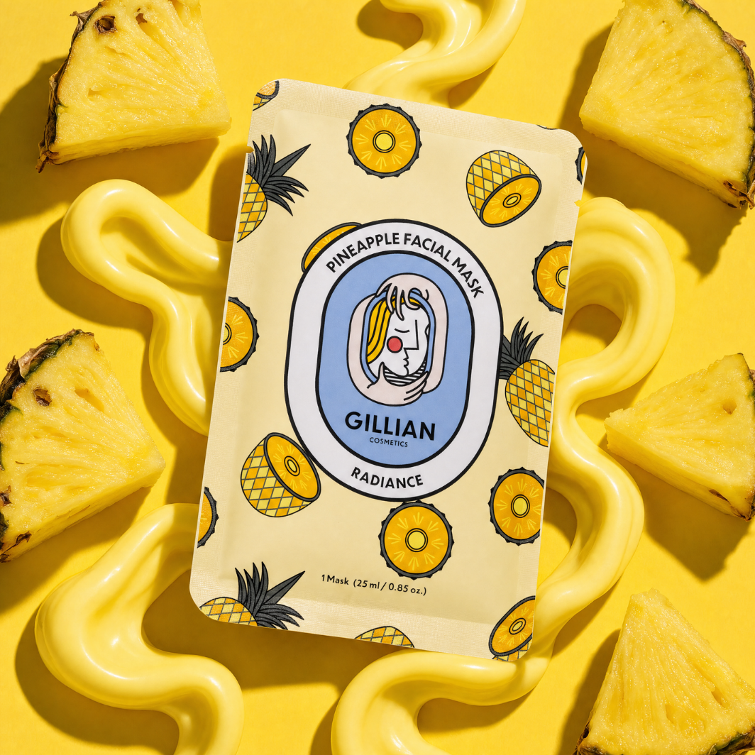Gillian Cosmetics Pineapple (Brightening) Sheet Mask