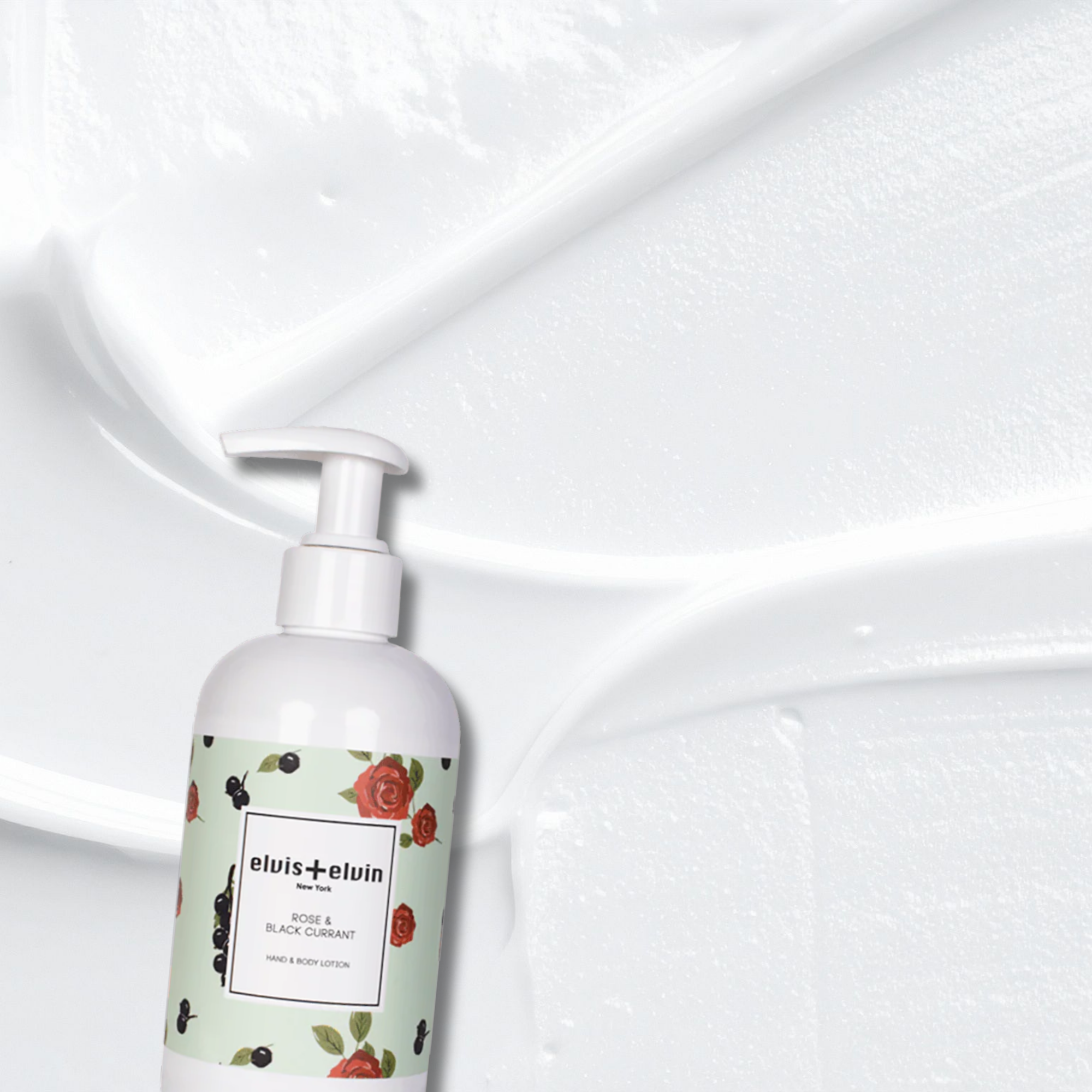 elvis+elvin Rose & Black Currant Hand & Body Lotion
