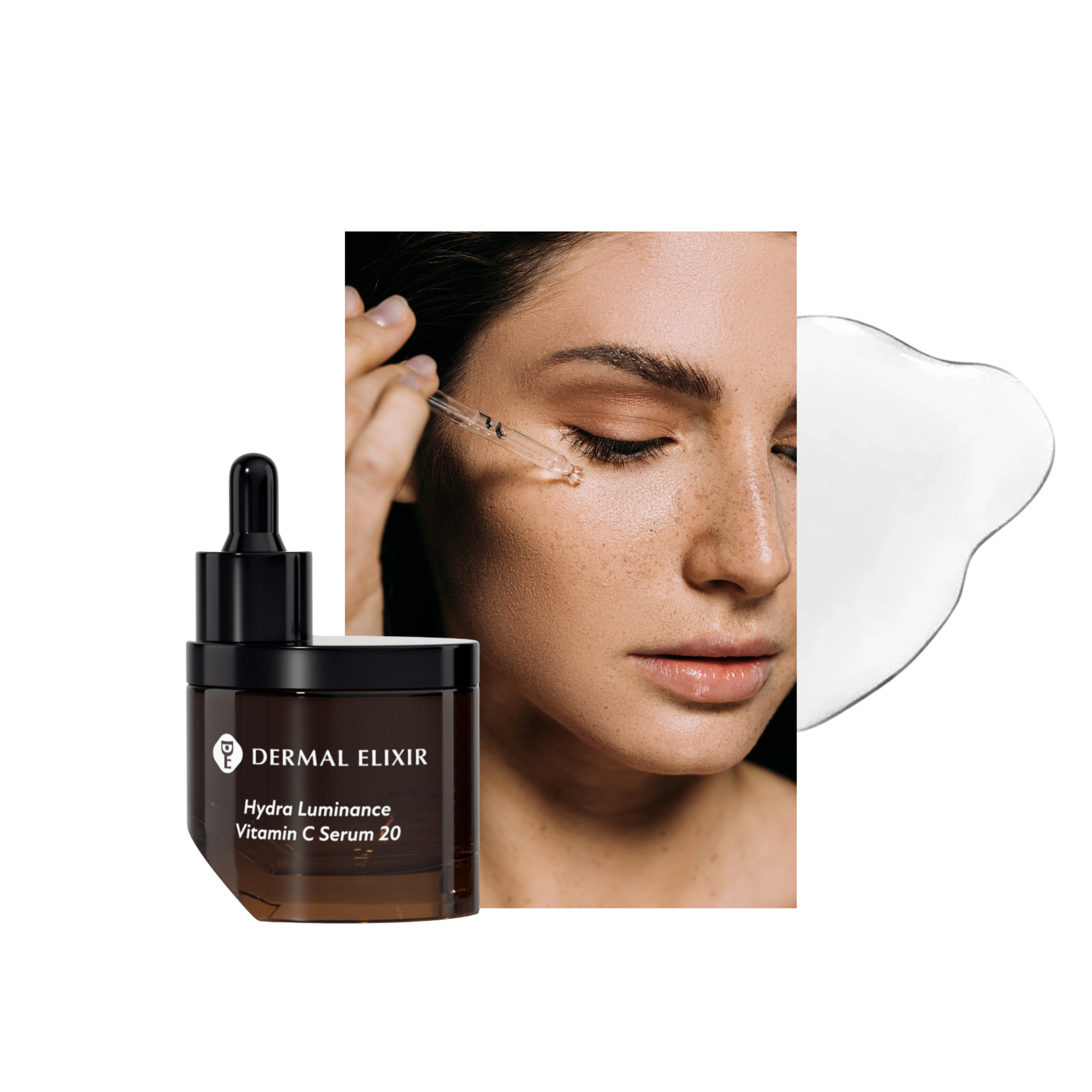 Dermal Elixir Hydra Luminance Vitamin C Serum 20 with Ferulic