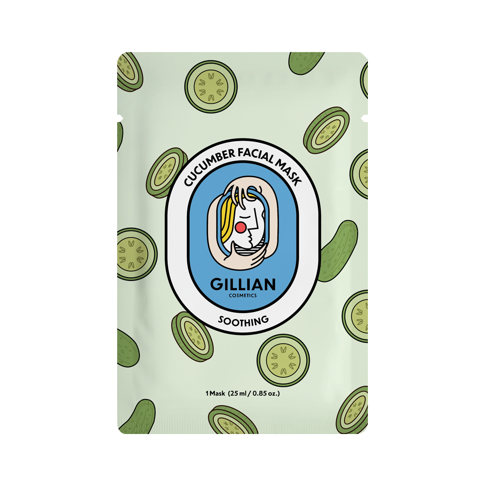 Gillian Cosmetics Cucumber (Soothing) Sheet Mask