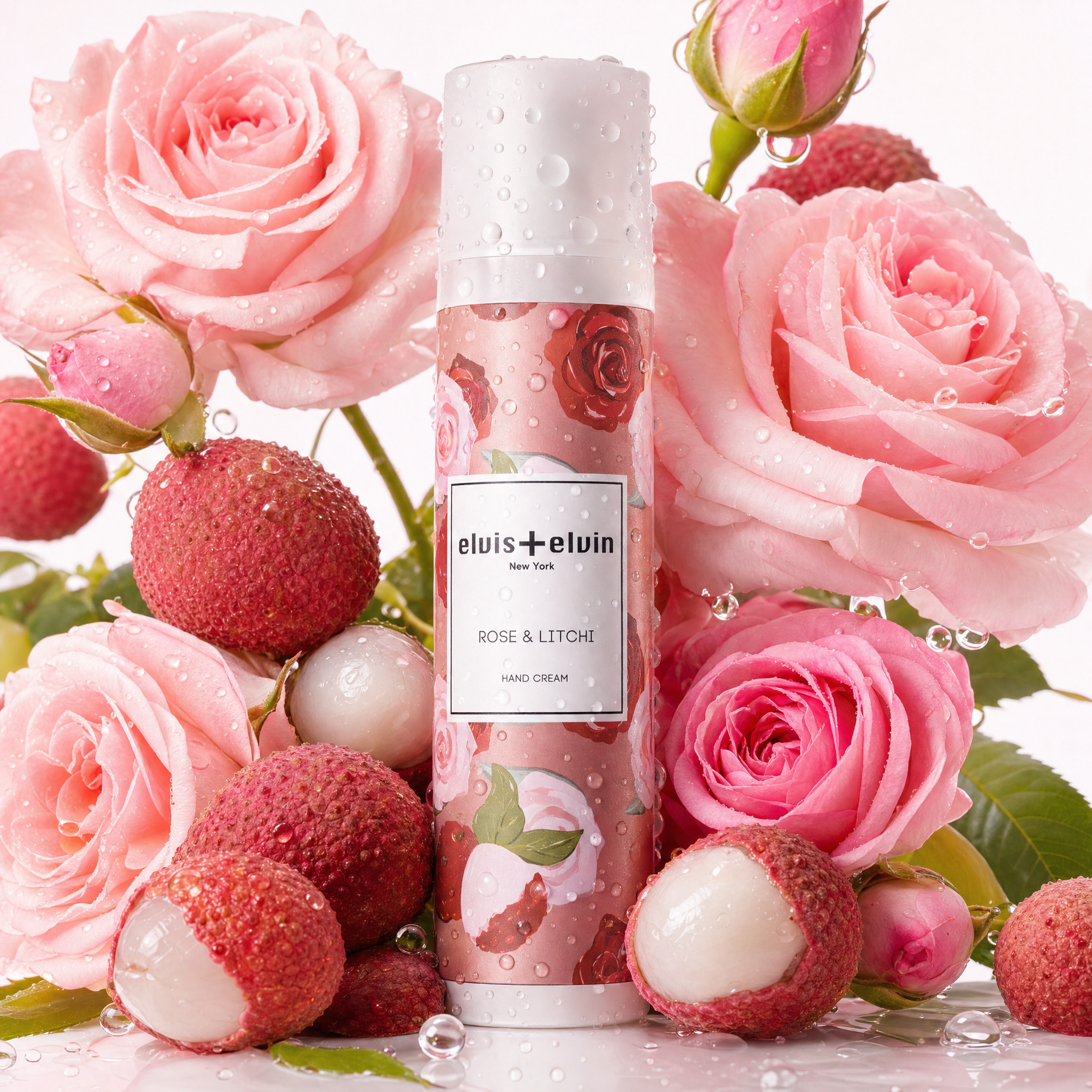 Rose & Litchi Fragrance Hand Cream by elvis+elvin