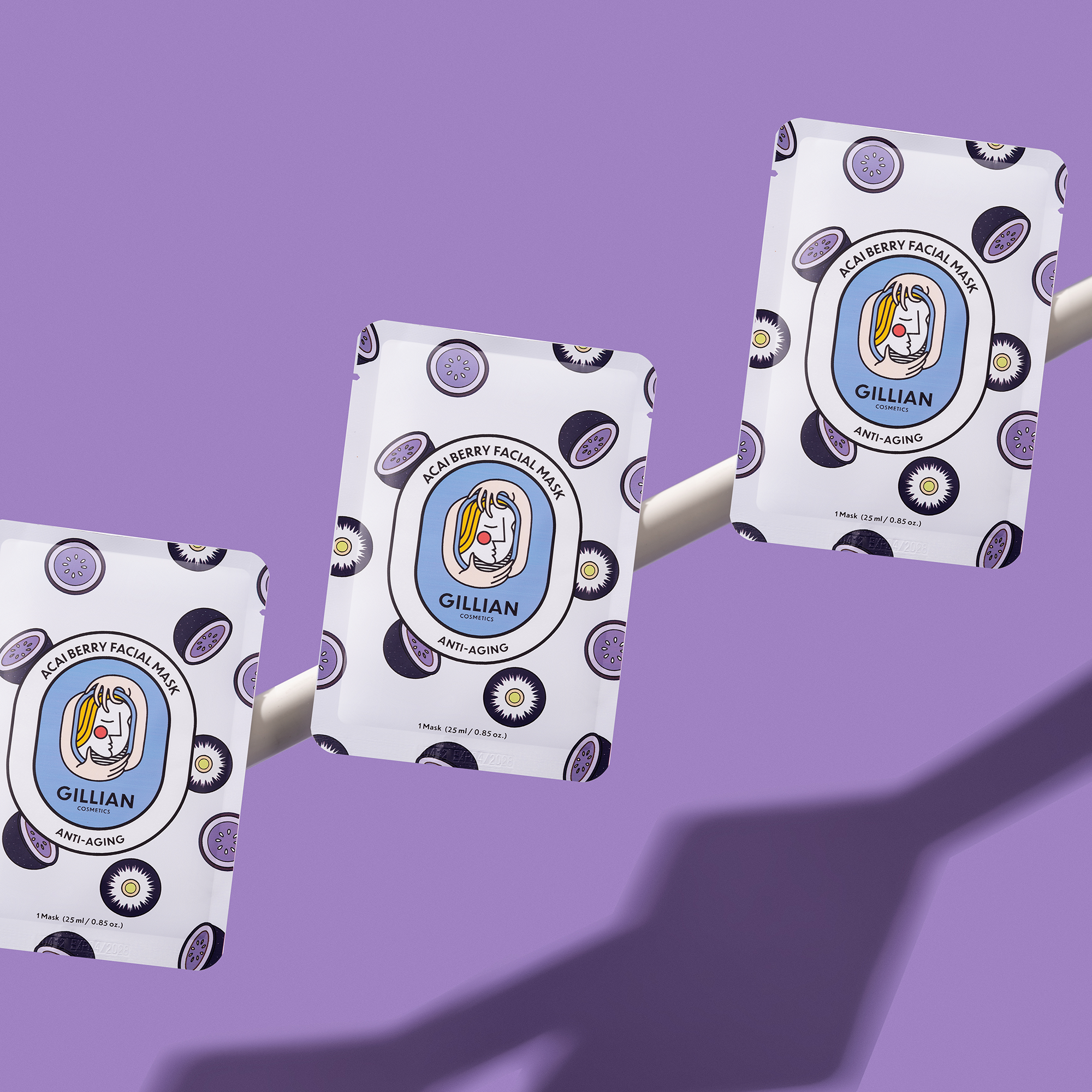 Gillian Cosmetics Acai Berry (Anti-aging) Sheet Mask