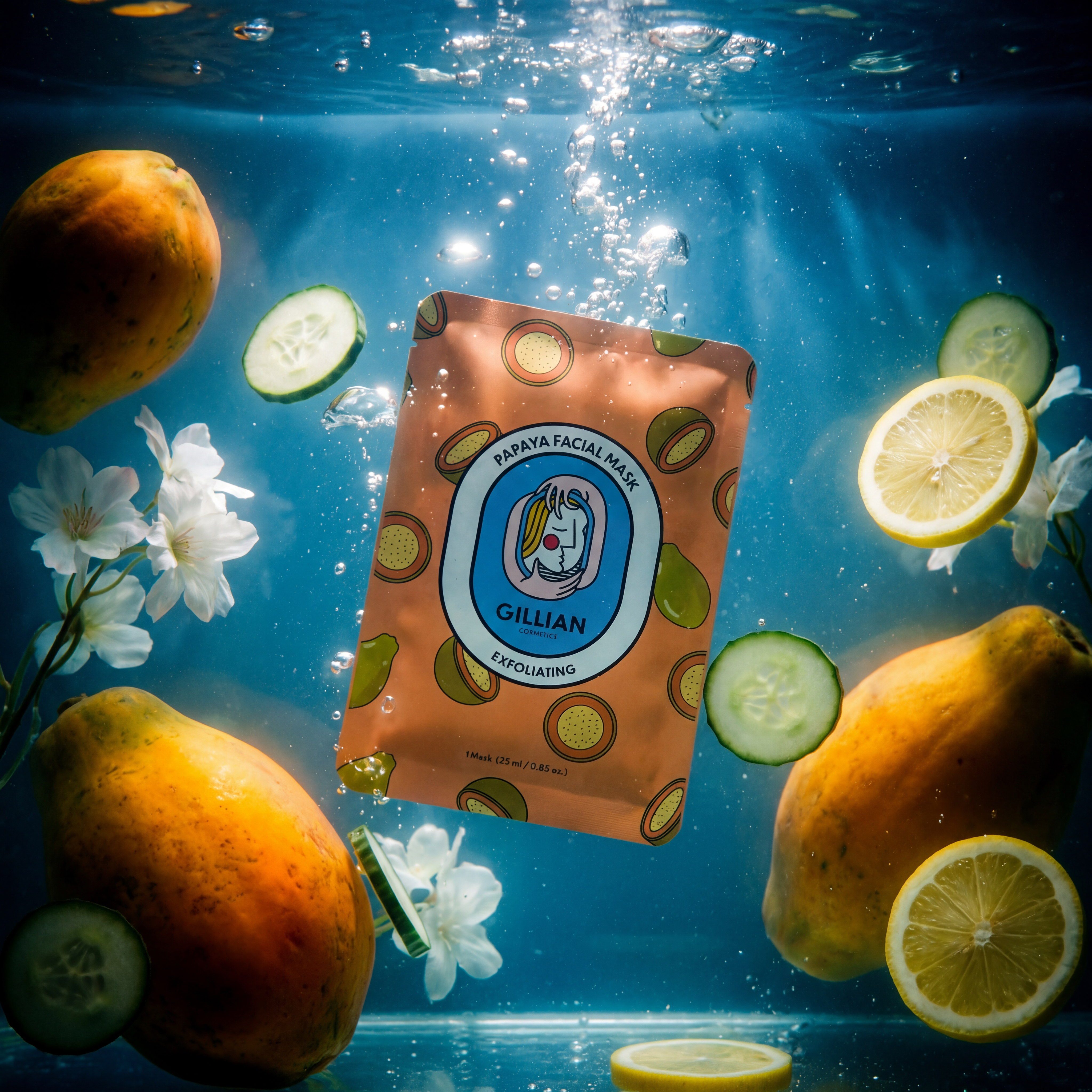 Gillian Cosmetics Papaya (Exfoliating) Sheet Mask