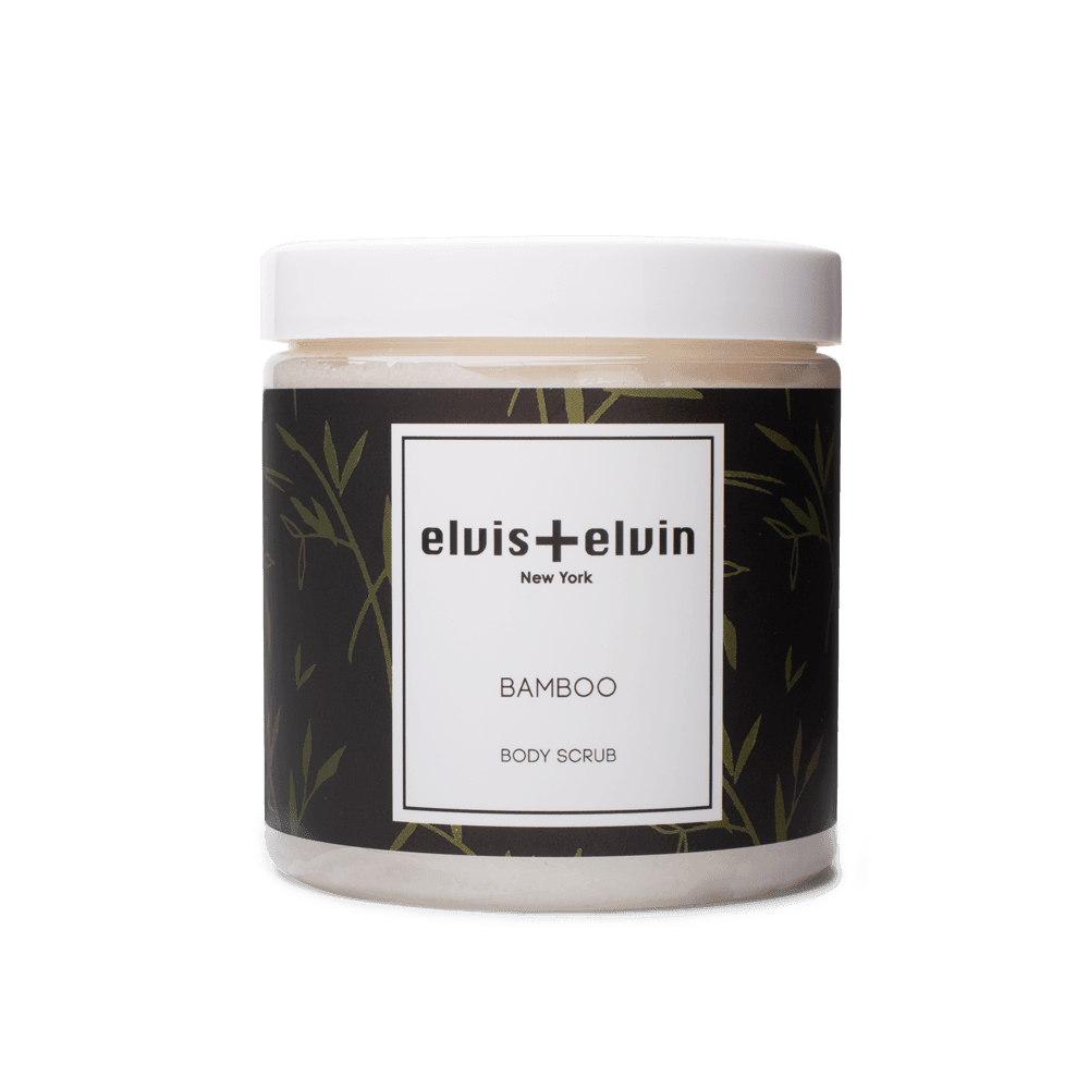 elvis+elvin Bamboo Body Scrub with Dead Sea Salt 300ml - elvis+elvin