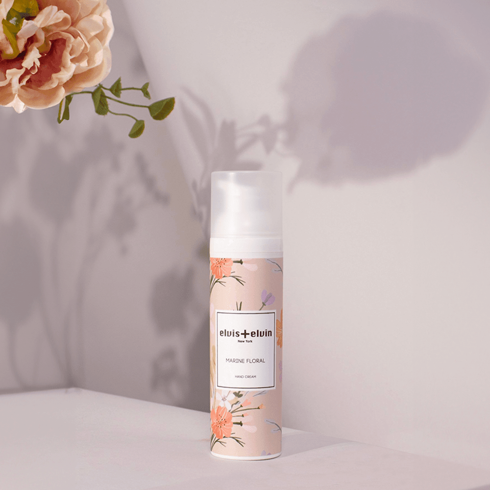 elvis+elvin Marine Floral Hand Cream 75ml - elvis+elvin