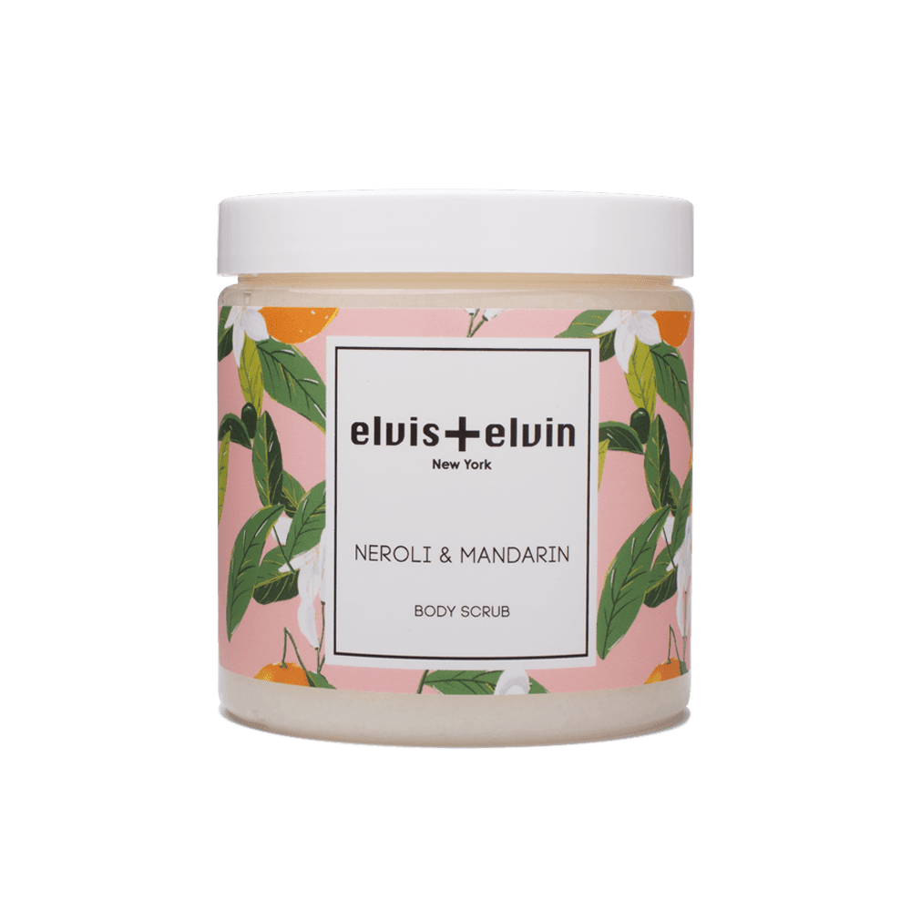 elvis+elvin Neroli & Mandarin Body Scrub with Dead Sea Salt 300ml - elvis+elvin