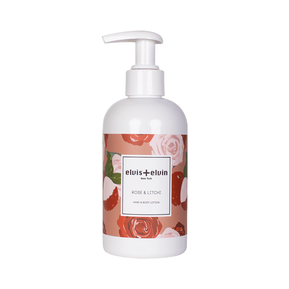 elvis+elvin Rose & Litchi Hand & Body Lotion 260ml - elvis+elvin