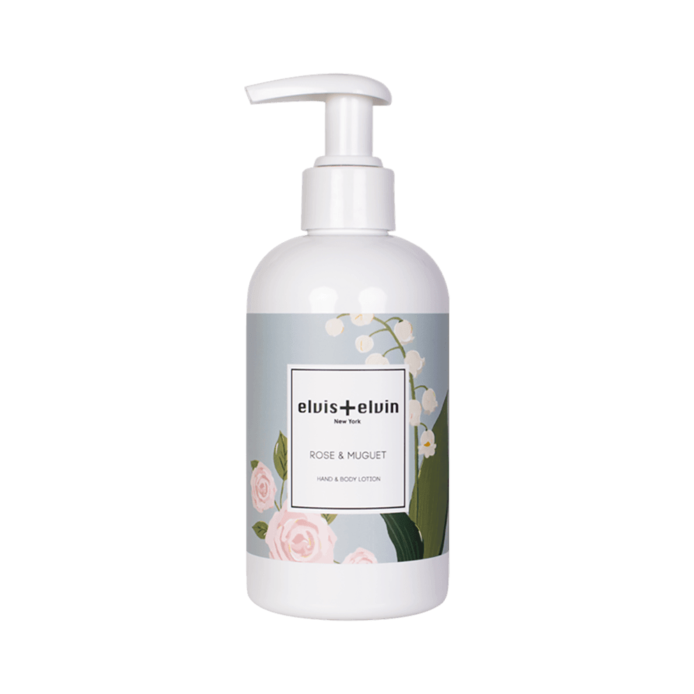 elvis+elvin Rose & Muguet Hand & Body Lotion 260ml - elvis+elvin