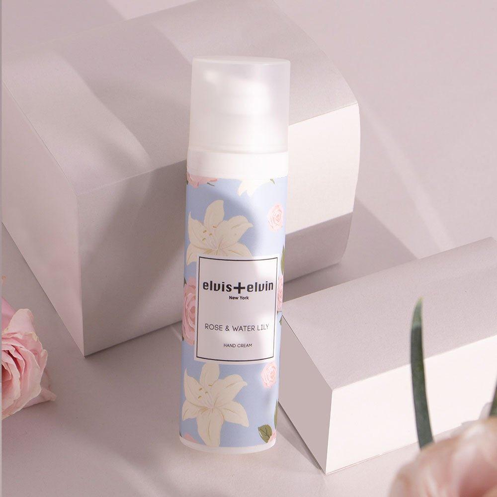 elvis+elvin Rose & Water Lily Hand Cream 75ml - elvis+elvin