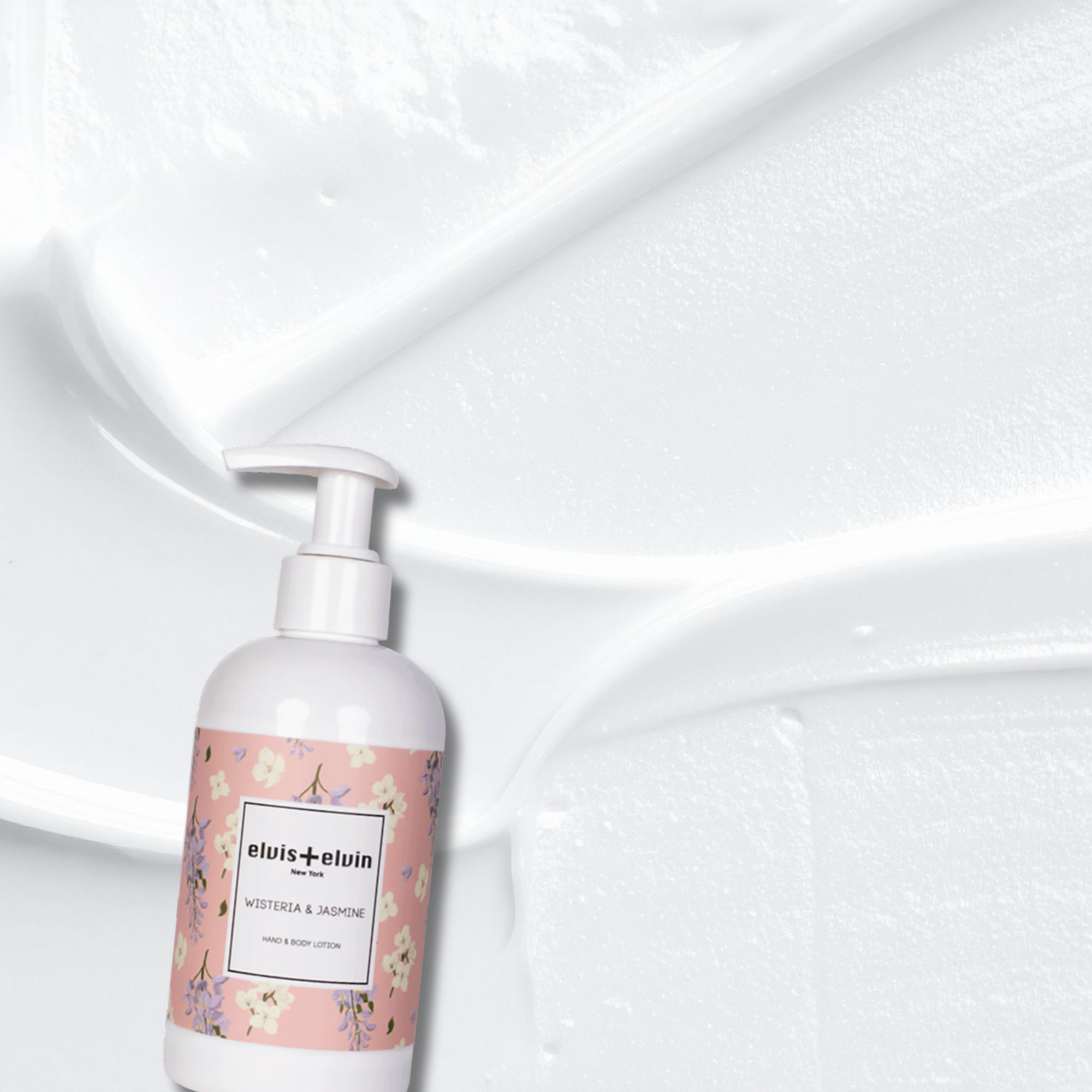 elvis+elvin Wisteria & Jasmine Hand & Body Lotion