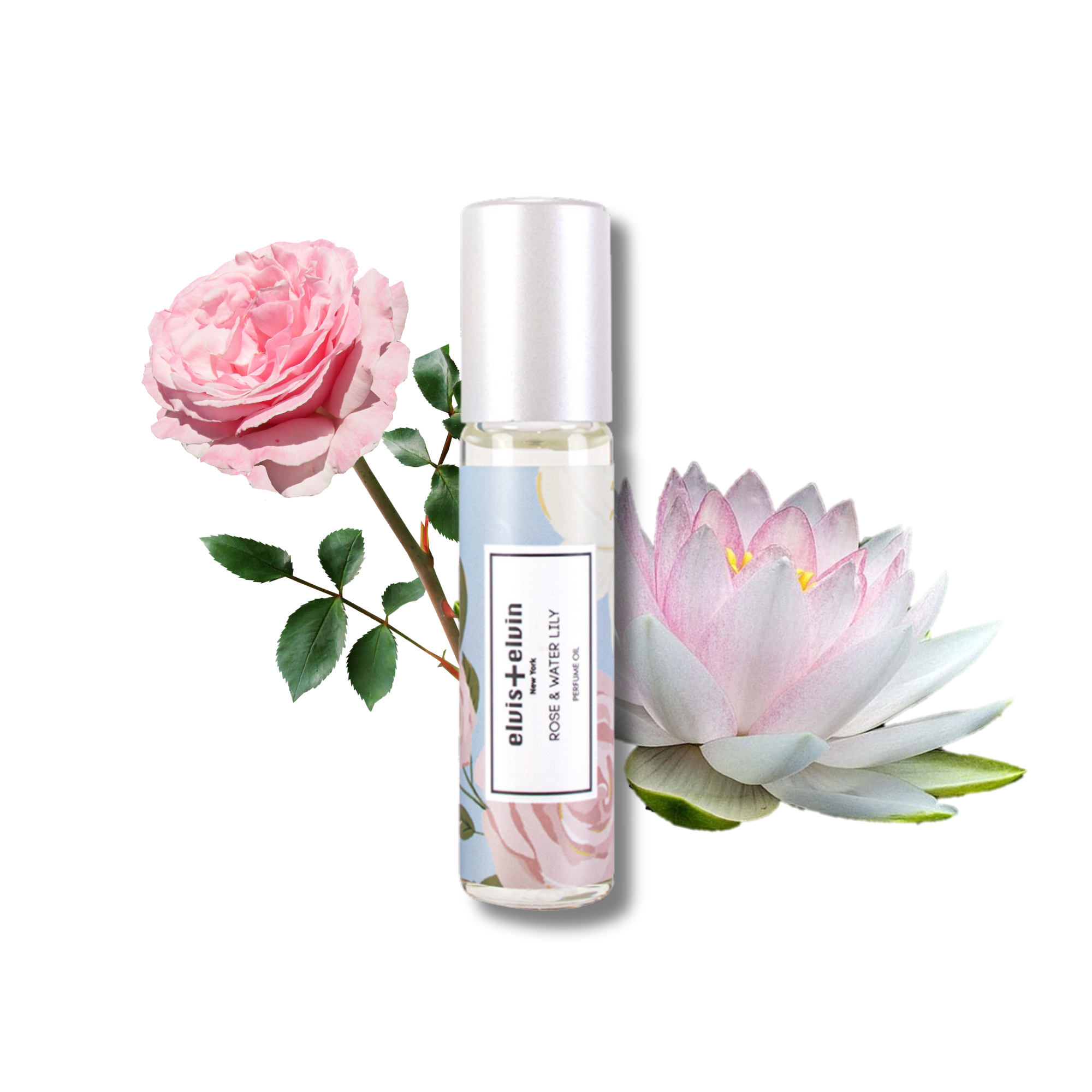 Rose & Water Lily Perfume Oil by elvis+elvin