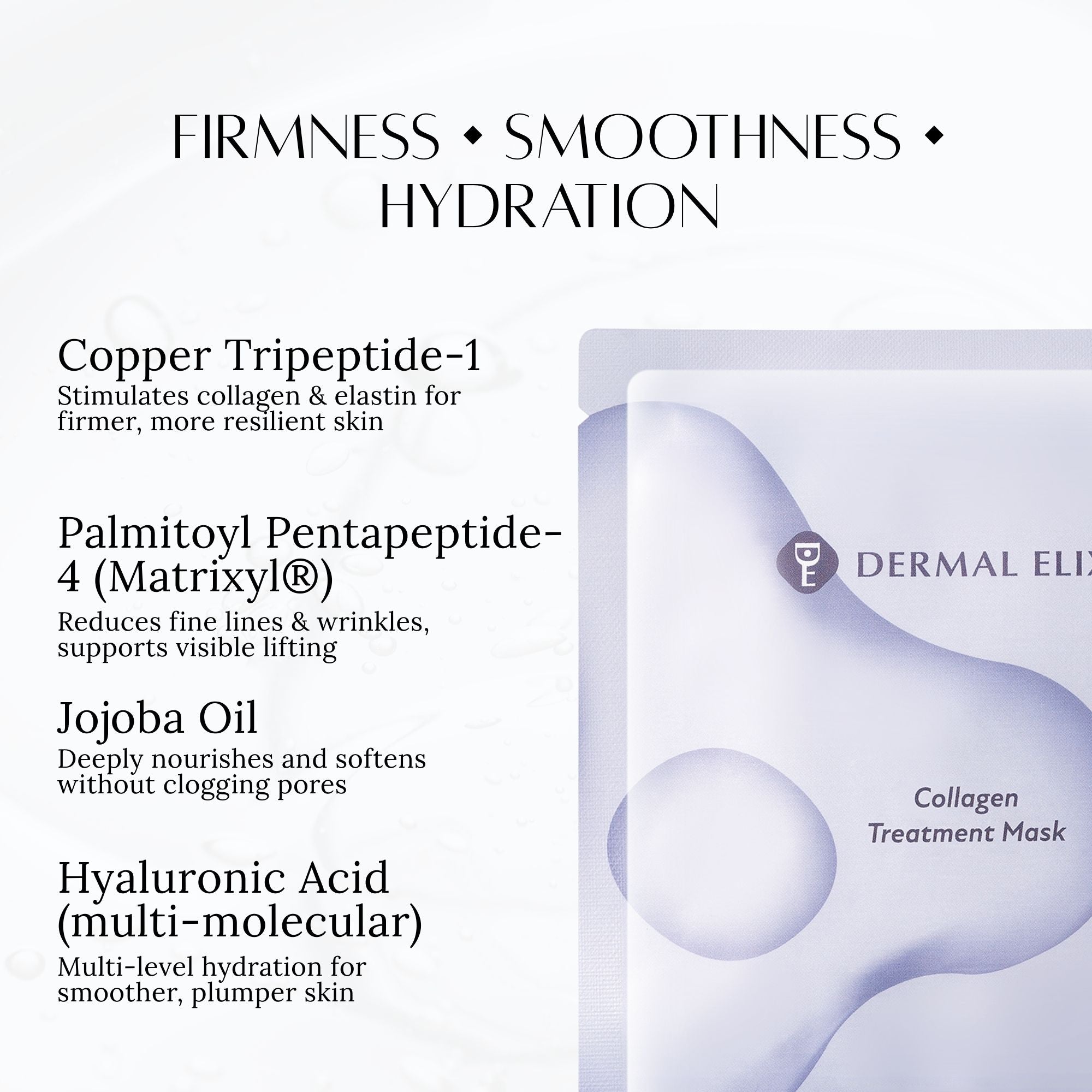 Dermal Elixir Collagen Treatment Sheet Mask