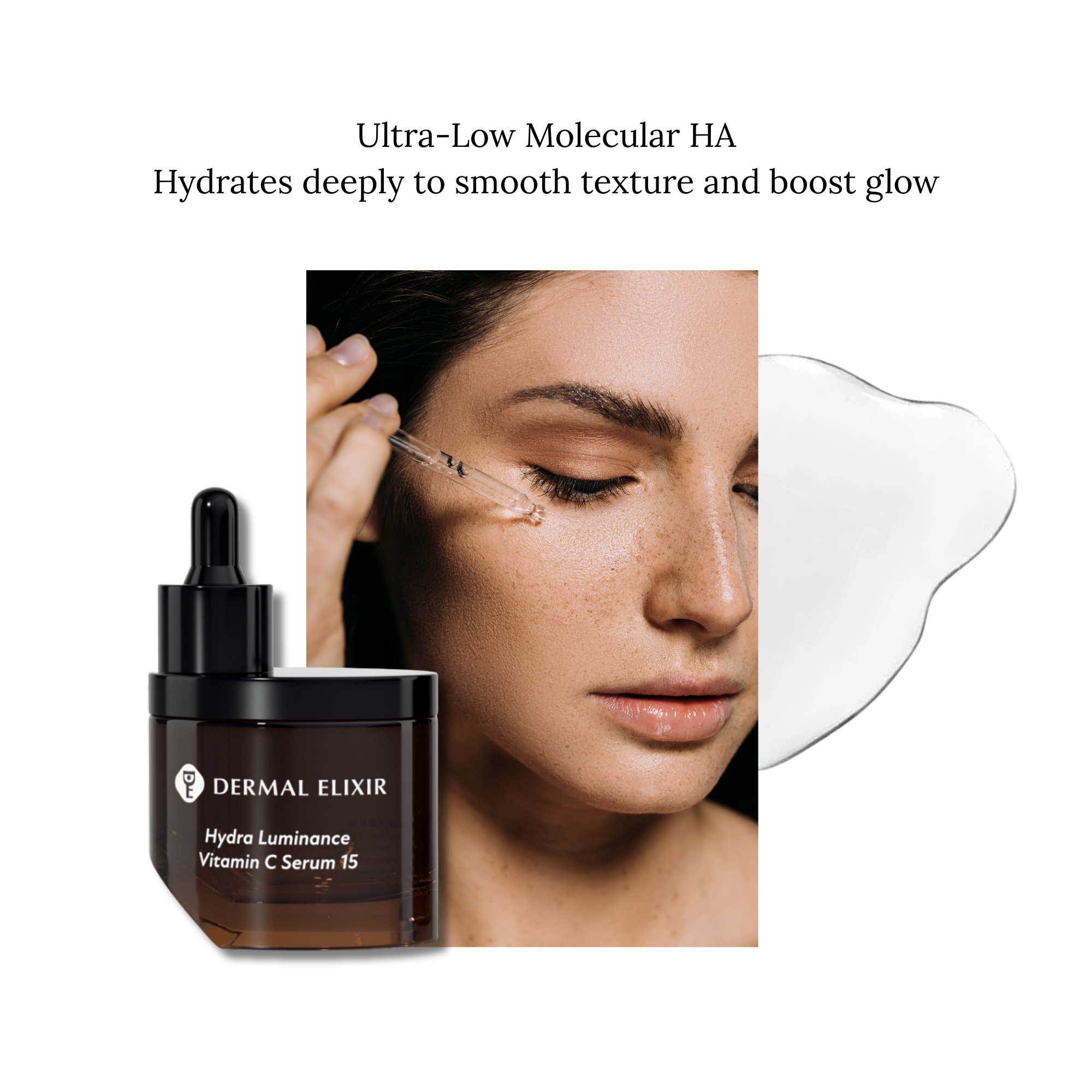 Dermal Elixir Hydra Luminance Vitamin C Serum 15 with Ferulic