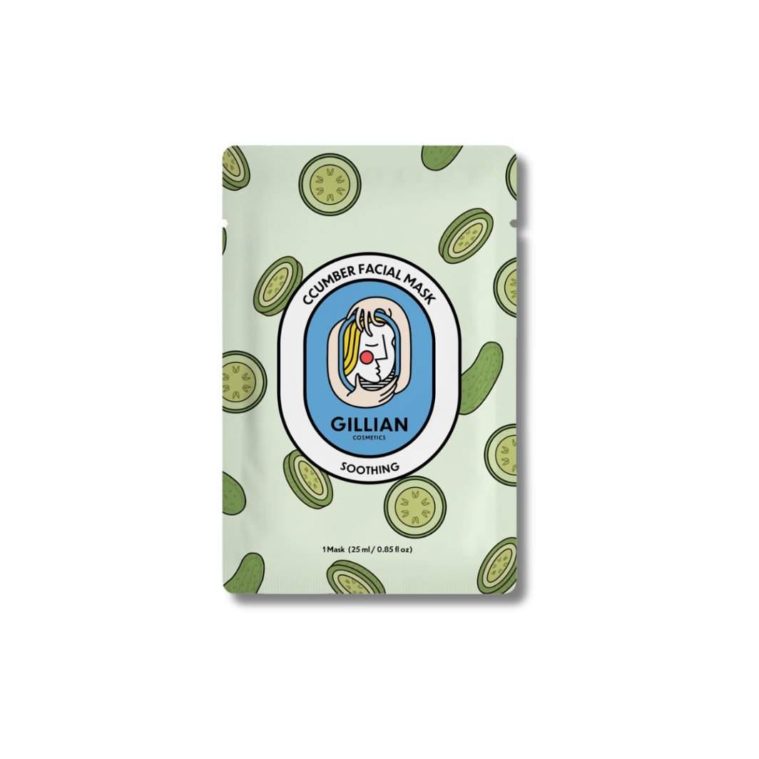 Gillian Cosmetics Cucumber (Soothing) Sheet Mask