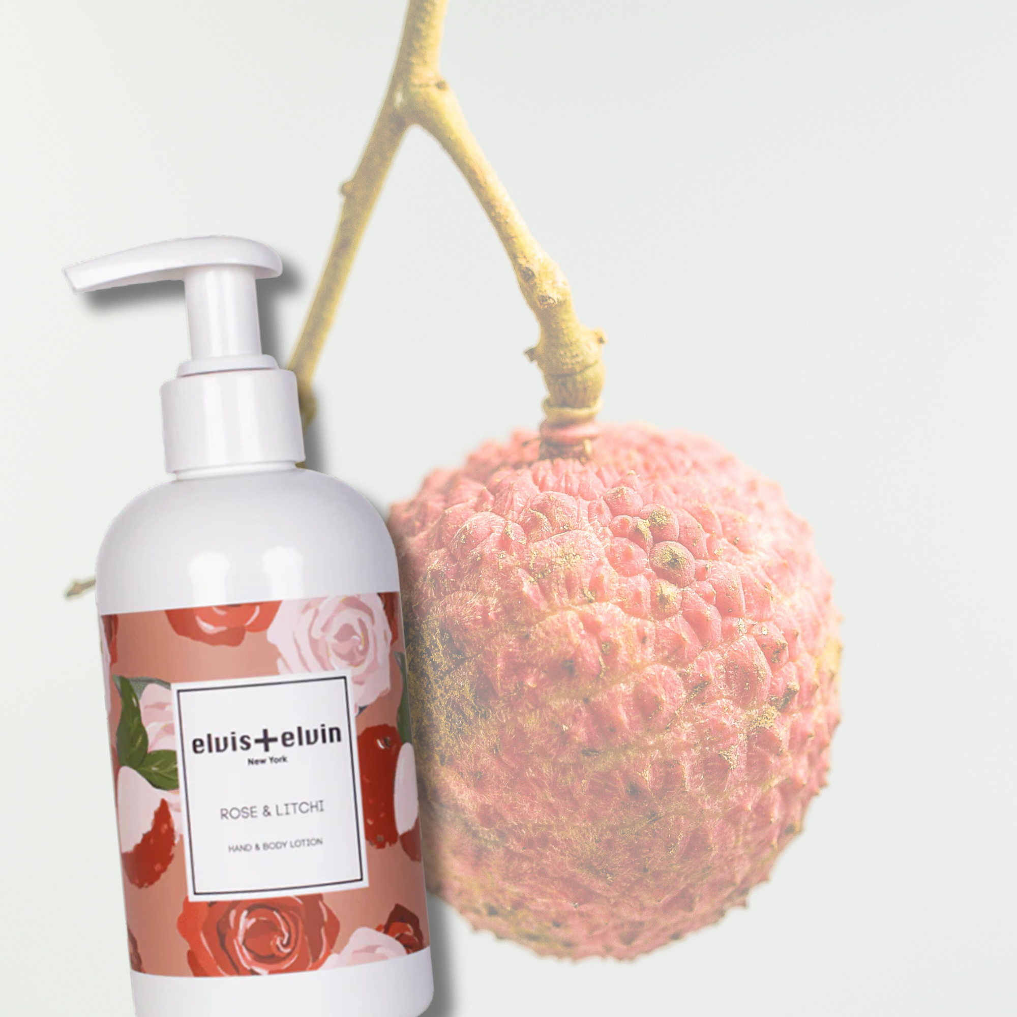 elvis+elvin Rose & Litchi Hand & Body Lotion