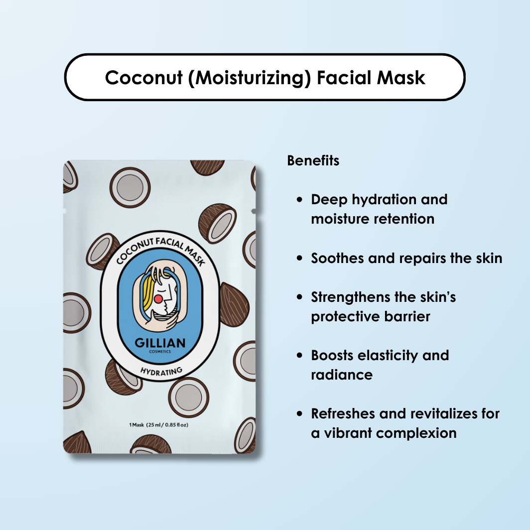 Gillian Cosmetics Coconut (Hydrating) Sheet Mask