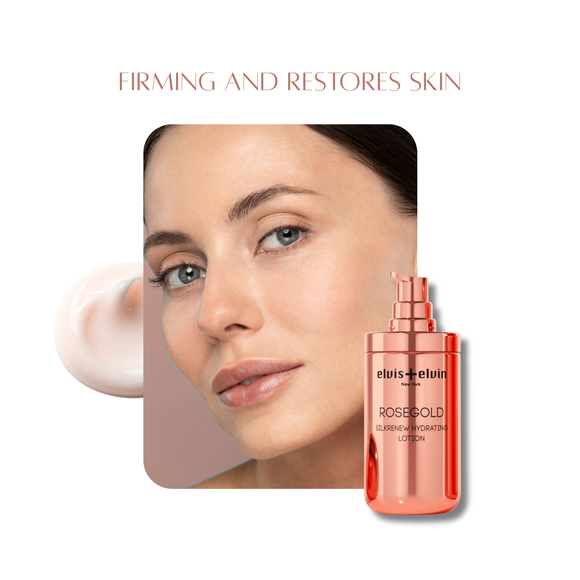 elvis+elvin RoseGold SilkRenew Hydrating Lotion