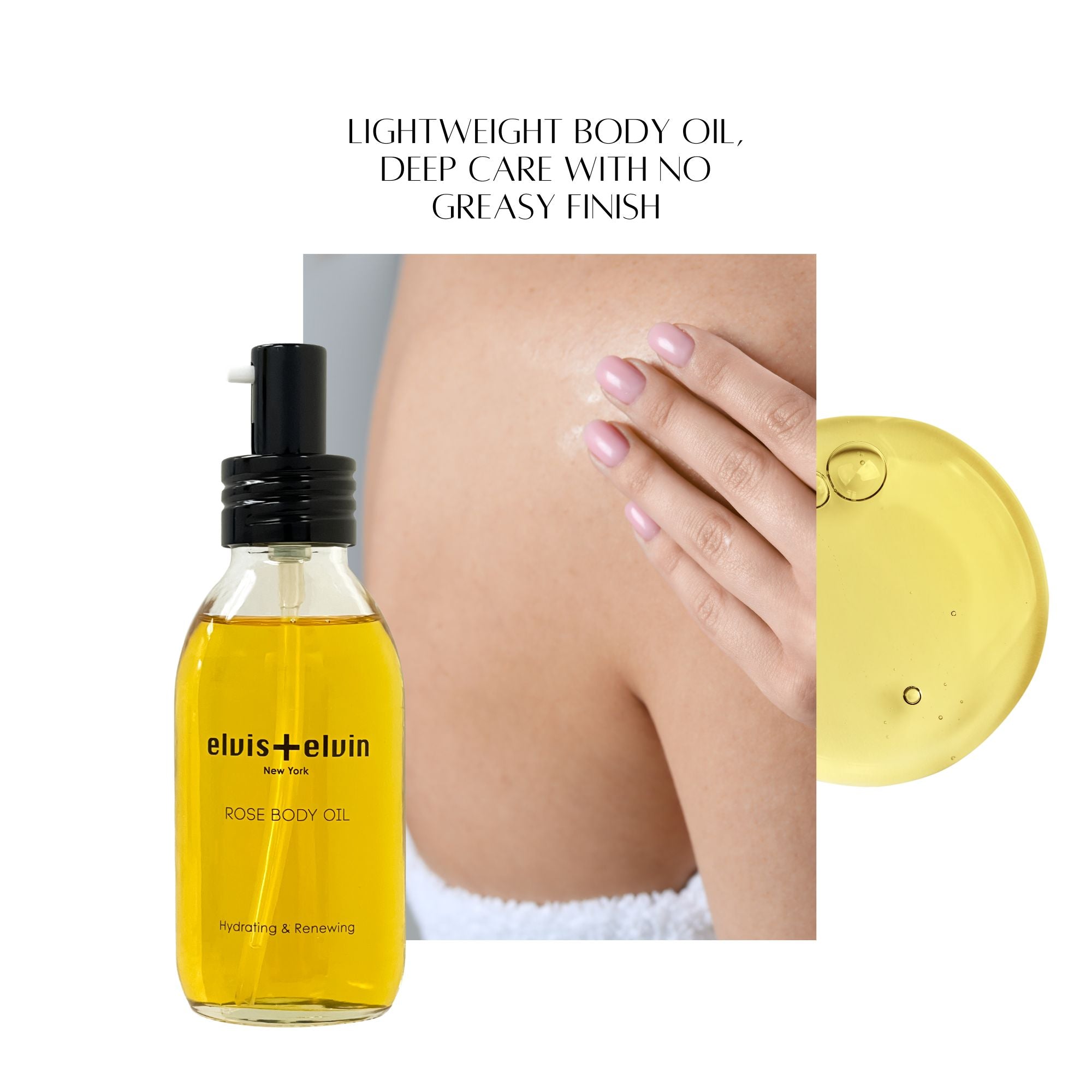 elvis+elvin Rose Body Oil