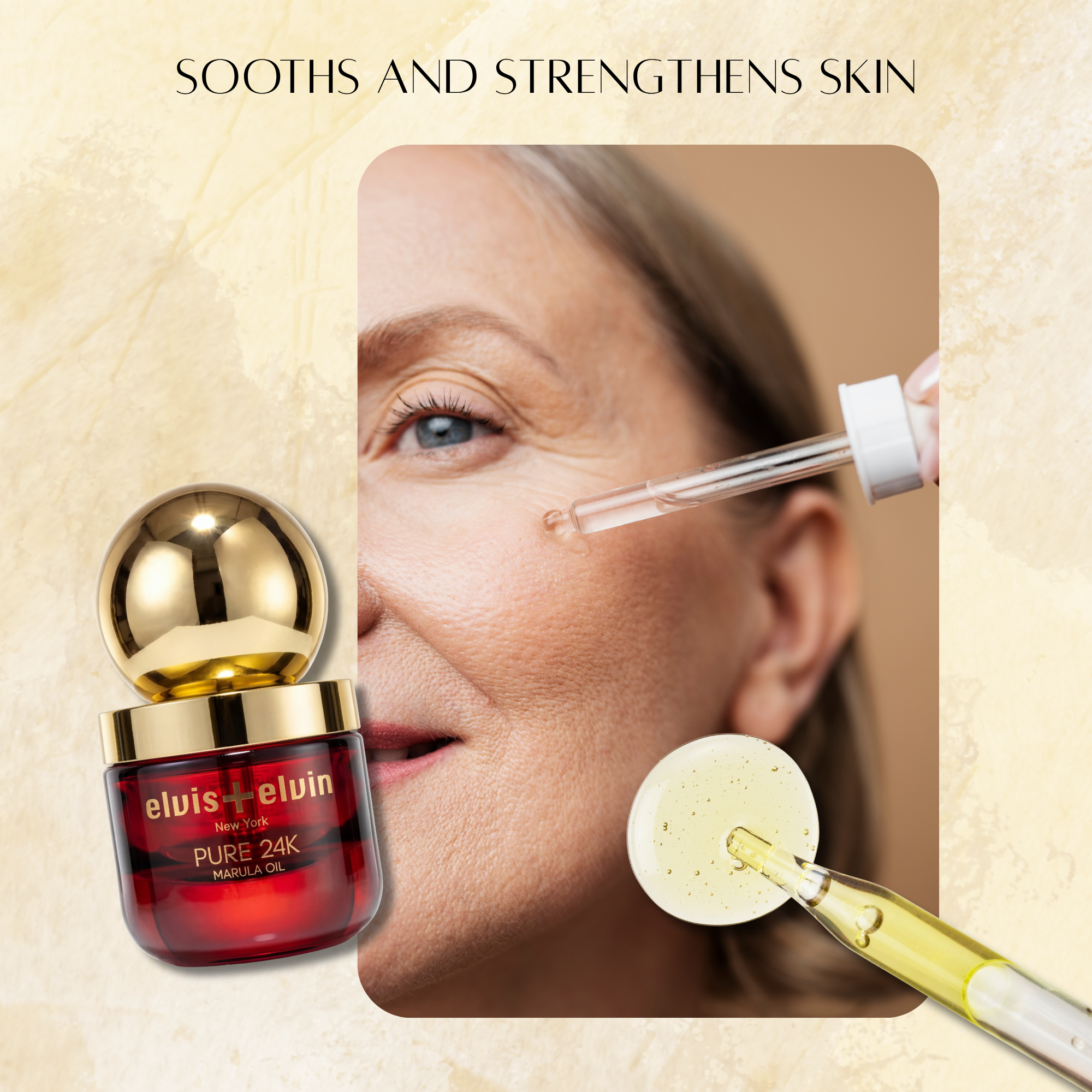 elvis+elvin Pure 24k Marula Facial Oil