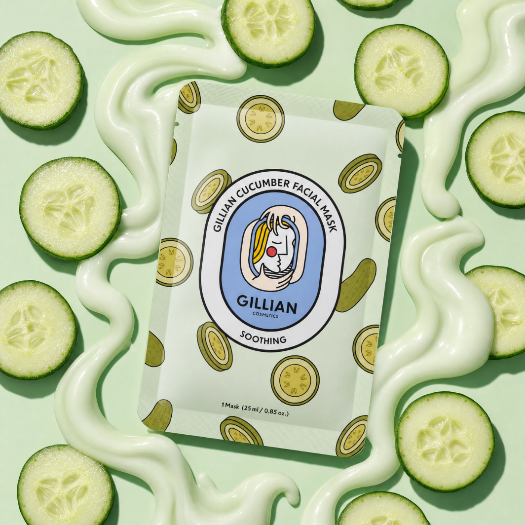 Gillian Cosmetics Cucumber (Soothing) Sheet Mask
