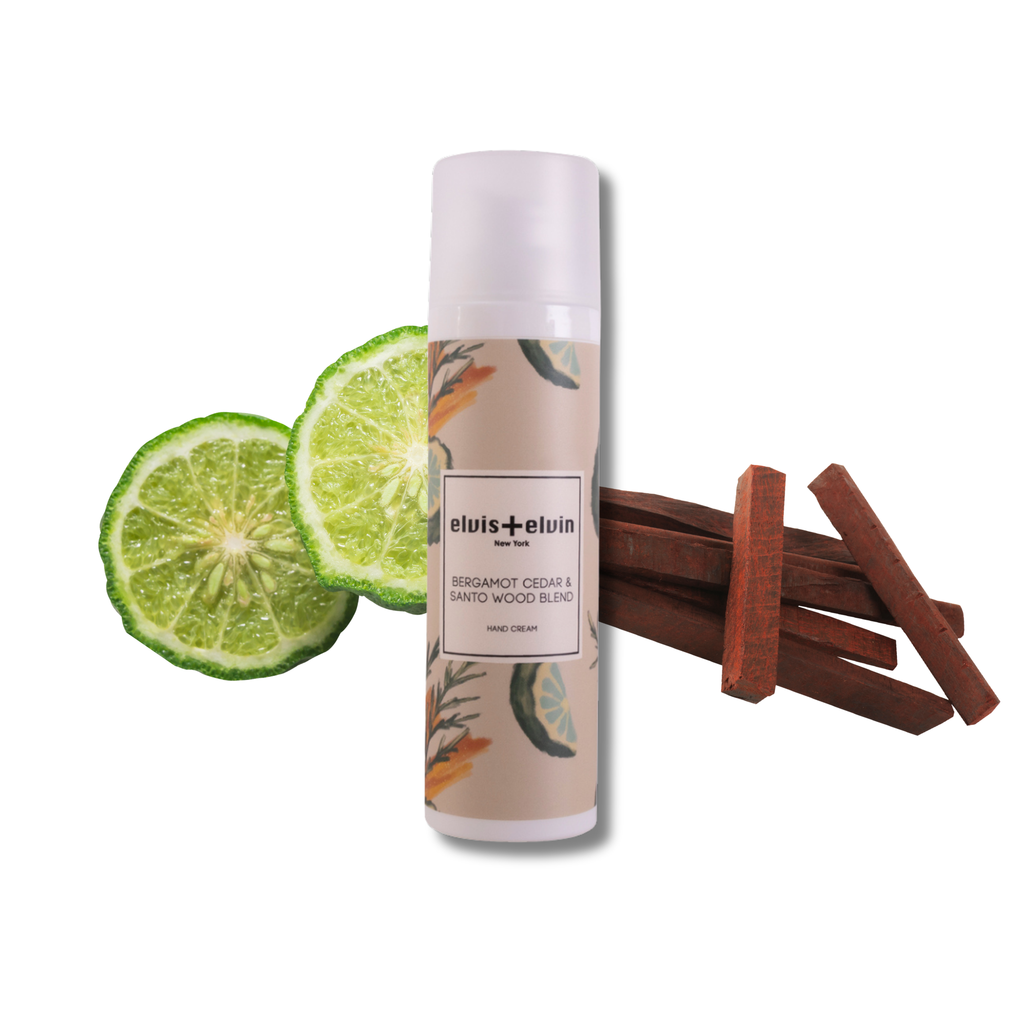 Bergamot Cedar & Santo Wood Fragrance Hand Cream by elvis+elvin