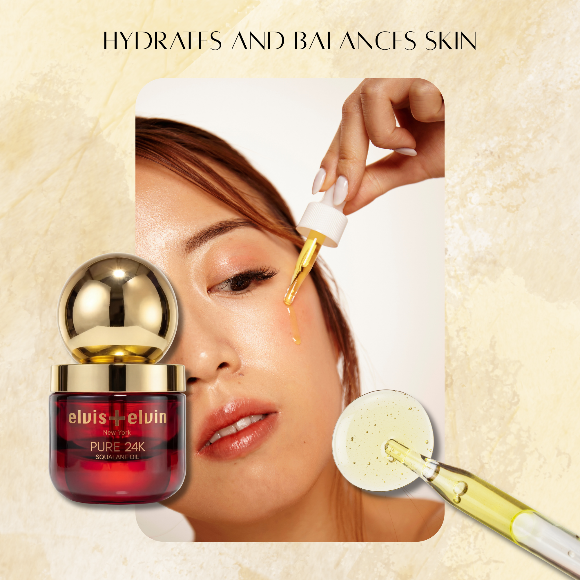 elvis+elvin Pure 24k Squalane Facial Oil