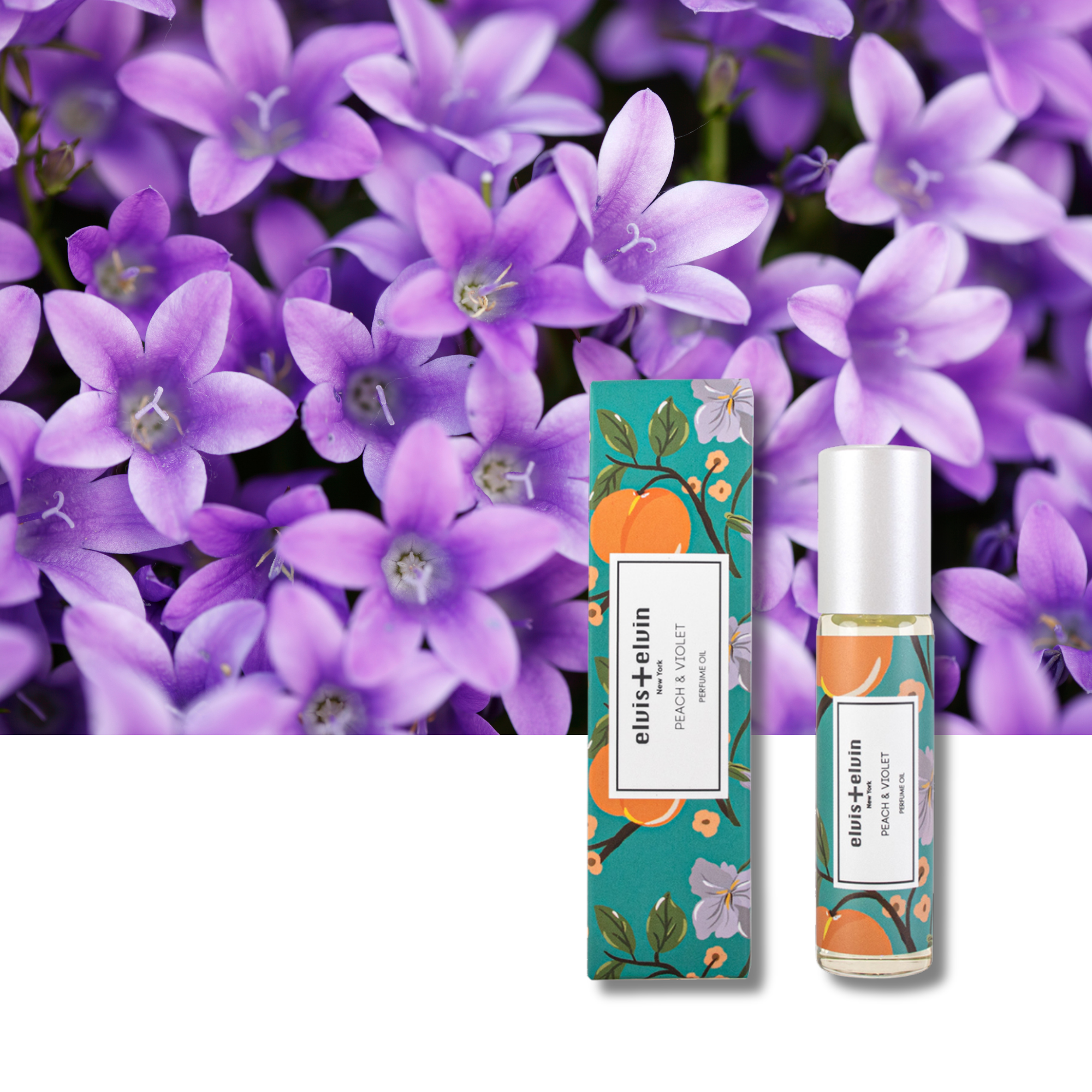 Peach & Violet Perfume Oil by elvis+elvin