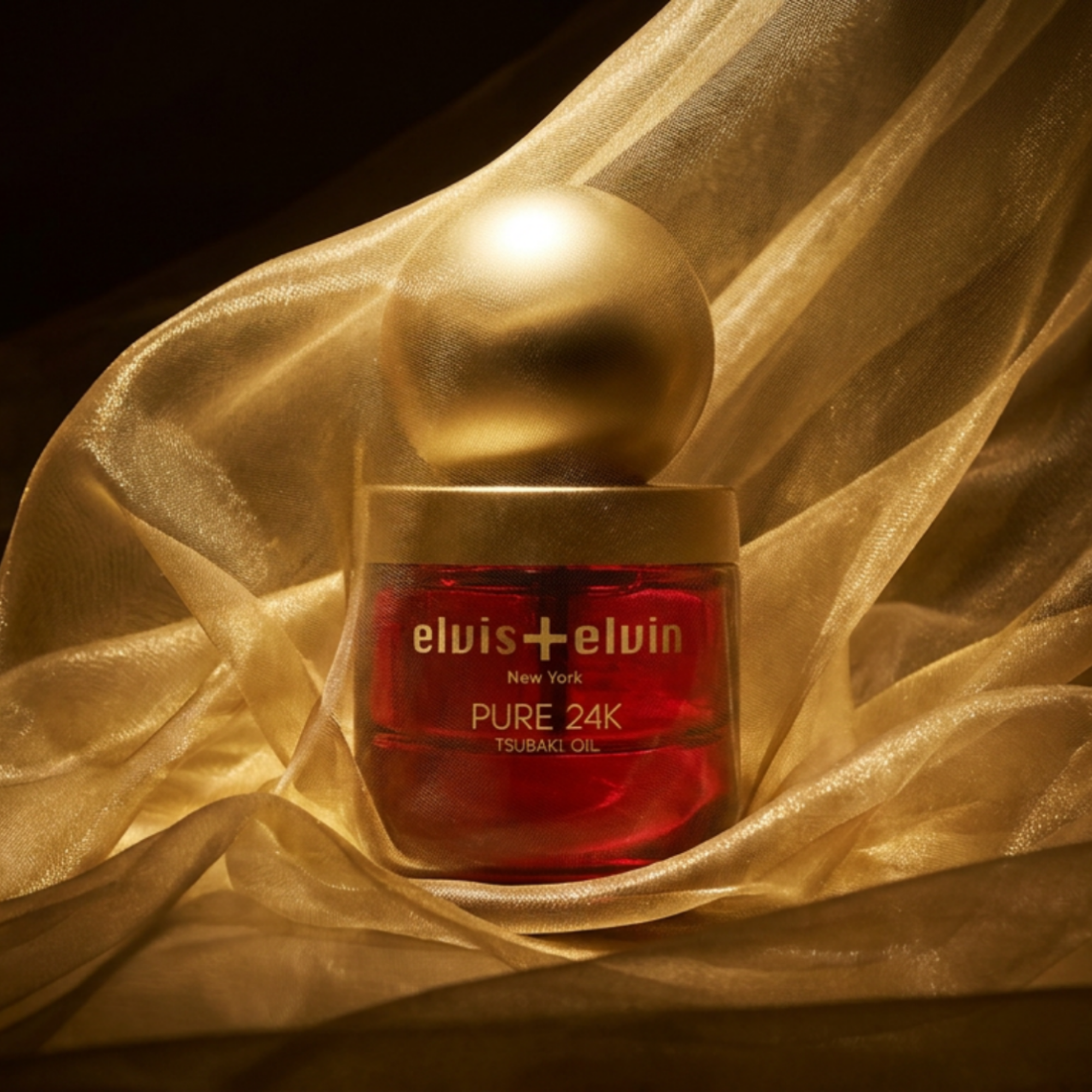 elvis+elvin Pure 24k Tsubaki Facial Oil