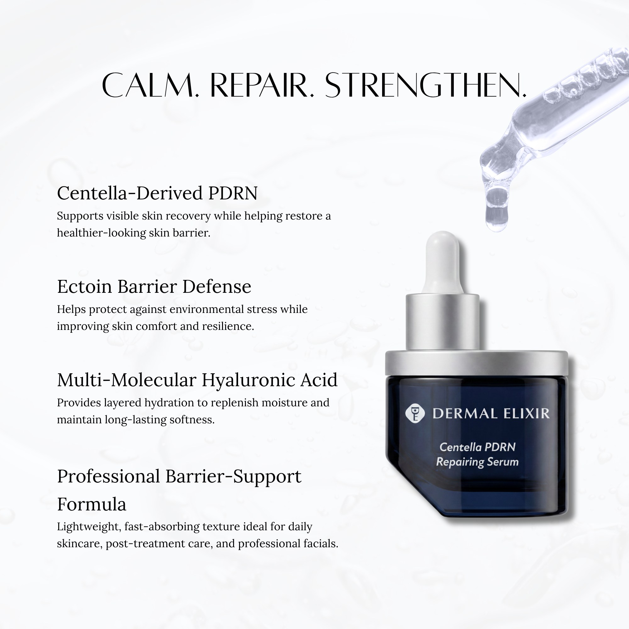 Dermal Elixir Centella PDRN Repairing Serum