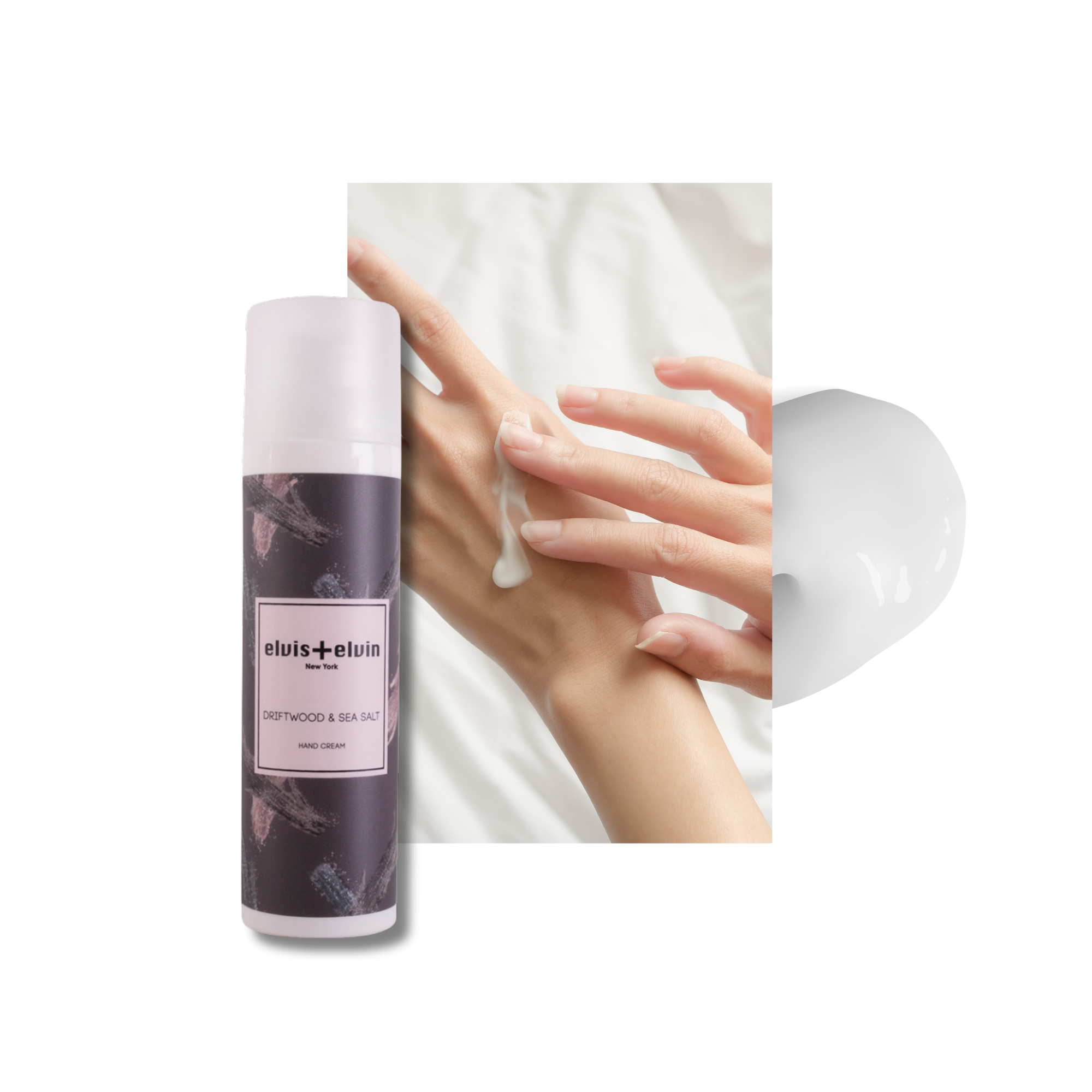 Driftwood & Sea Salt Fragrance Hand Cream by elvis+elvin