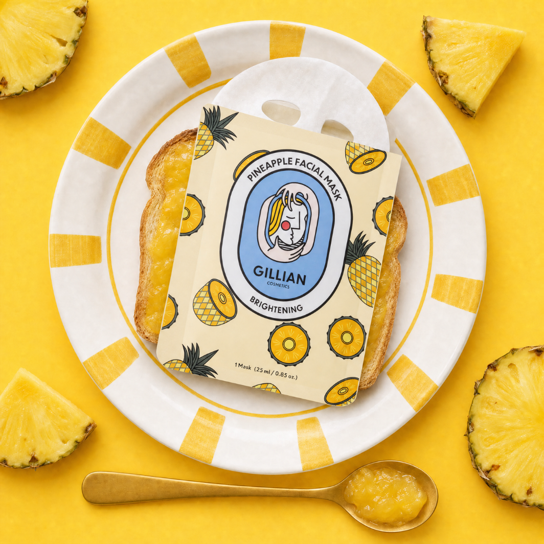 Gillian Cosmetics Pineapple (Brightening) Sheet Mask